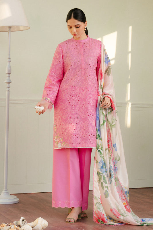 Zara Shahjahan | Coco Lawn 25 | TINA-3A XS Soft Pink Lawn