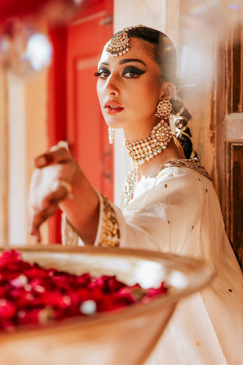 The Pink Tree Company | Gota Tikli | RANI HAAR - Pakistani Designer Dress - by The Pink Tree Company | Type: Formal - 100% Original at Saira Sultan