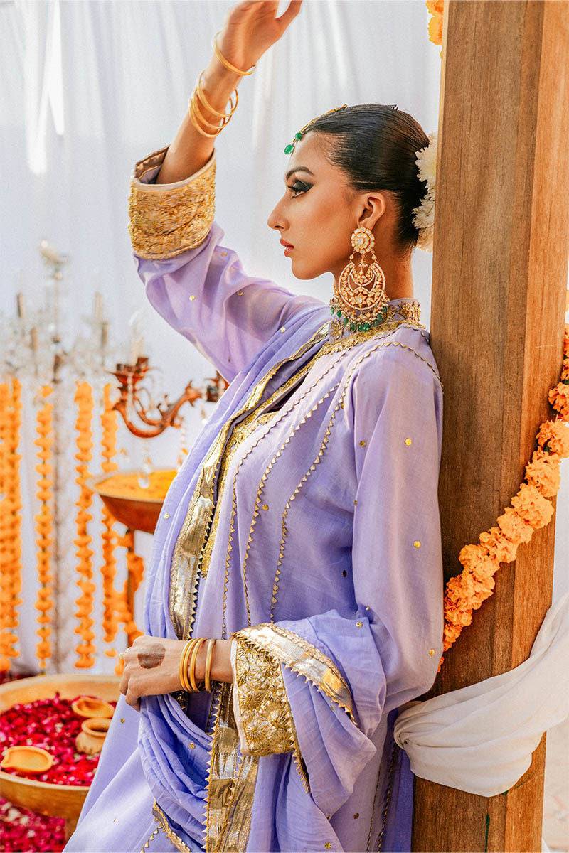The Pink Tree Company | Gota Tikli | PAYAL - Pakistani Designer Dress - by The Pink Tree Company | Type: Formal - 100% Original at Saira Sultan