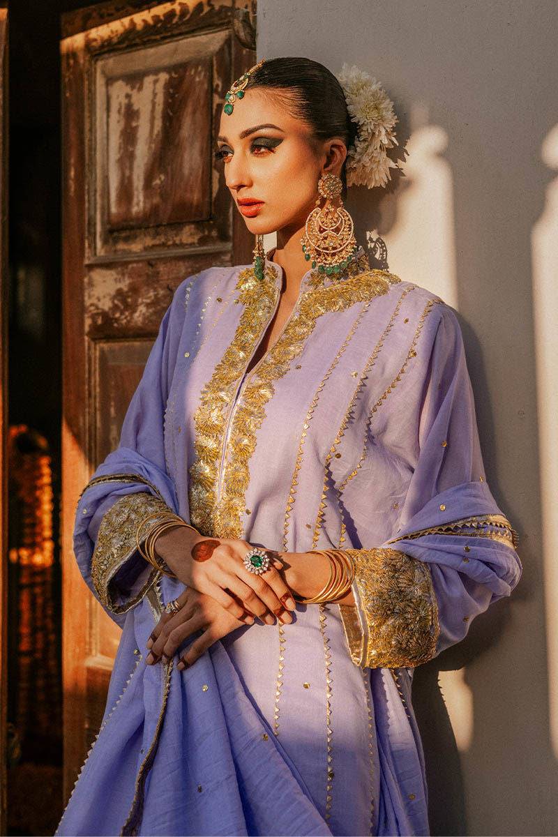 The Pink Tree Company | Gota Tikli | PAYAL - Pakistani Designer Dress - by The Pink Tree Company | Type: Formal - 100% Original at Saira Sultan