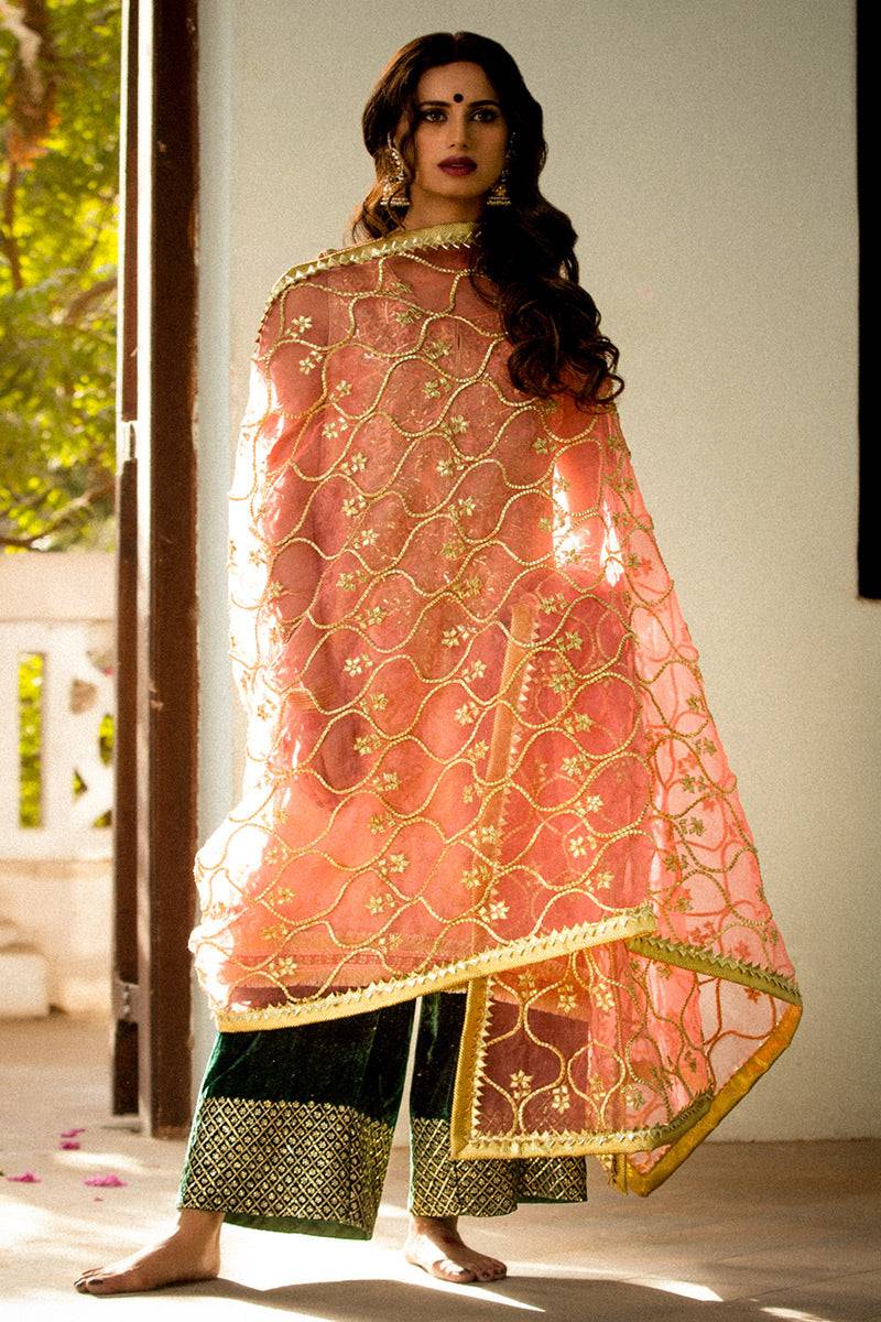 The Pink Tree Company | Wedding Wear | DAREECHA - Pakistani Designer Dress - by The Pink Tree Company | Type: Formal - 100% Original at Saira Sultan