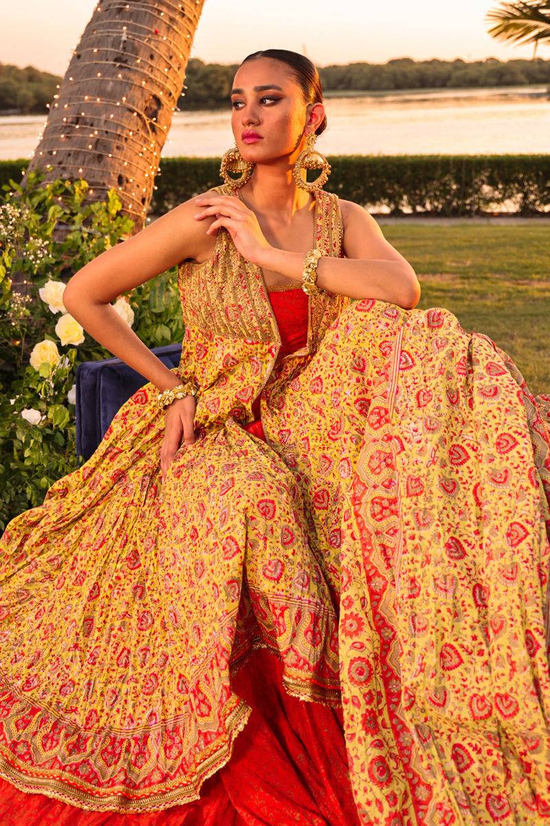 The Pink Tree Company | Wedding Wear | HEAD OVER HEELS - Pakistani Designer Dress - by The Pink Tree Company | Type: Formal - 100% Original at Saira Sultan