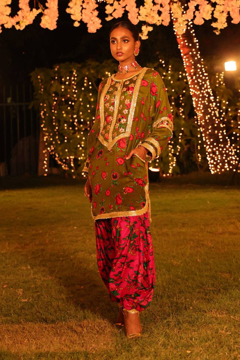 The Pink Tree Company | Wedding Wear | MAGENTA FLASH - Pakistani Designer Dress - by The Pink Tree Company | Type: Formal - 100% Original at Saira Sultan