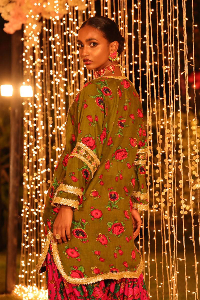 The Pink Tree Company | Wedding Wear | MAGENTA FLASH - Pakistani Designer Dress - by The Pink Tree Company | Type: Formal - 100% Original at Saira Sultan