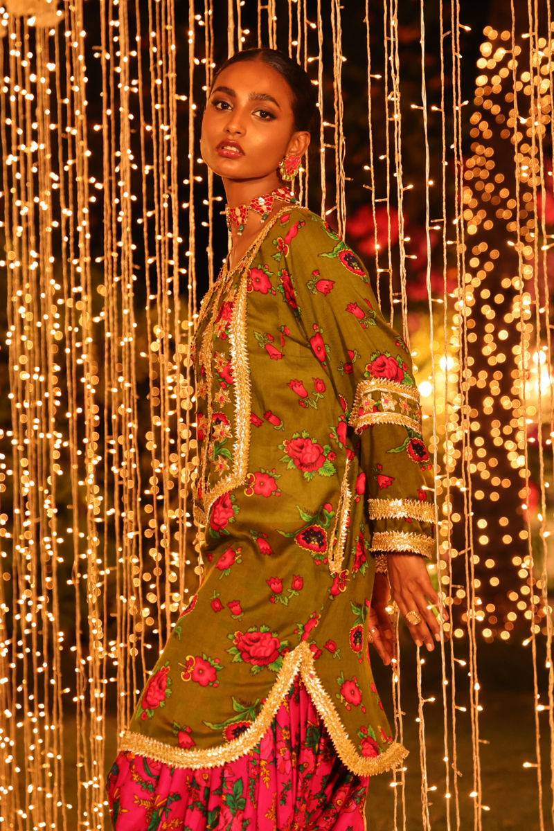 The Pink Tree Company | Wedding Wear | MAGENTA FLASH - Pakistani Designer Dress - by The Pink Tree Company | Type: Formal - 100% Original at Saira Sultan