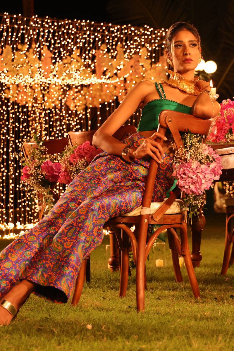 The Pink Tree Company | Wedding Wear | GREEN SAPPHIRE - Pakistani Designer Dress - by The Pink Tree Company | Type: Formal - 100% Original at Saira Sultan