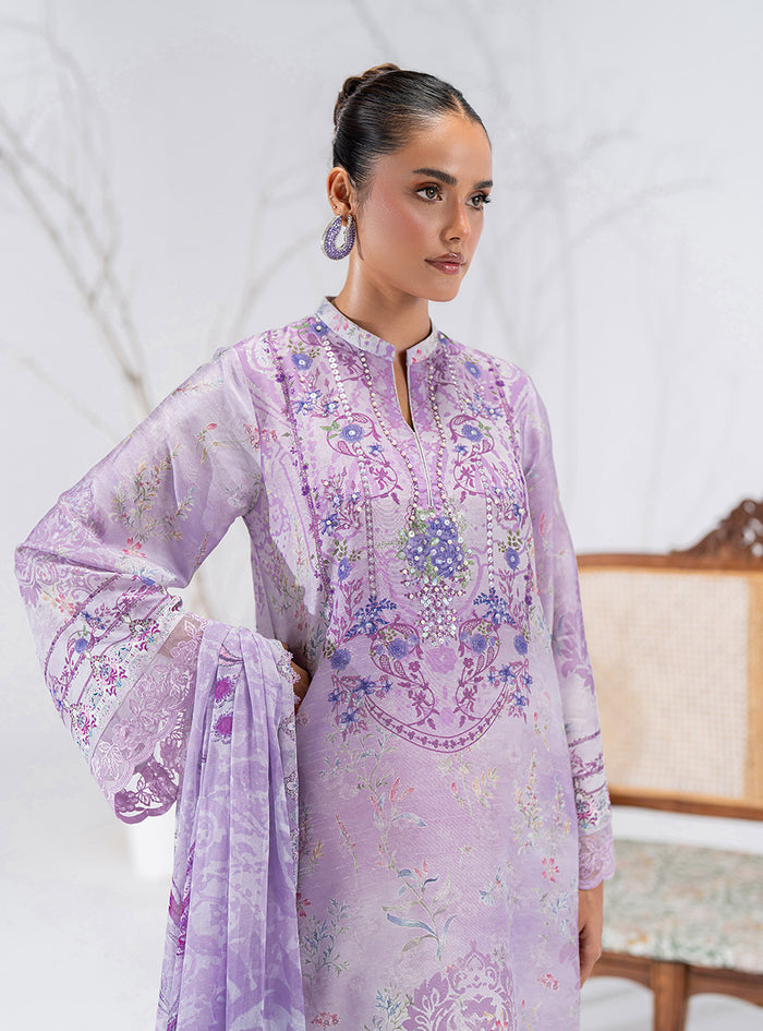 Zainab Chottani | Eid Pret 25 | Mirai XL Light Lavender Silk