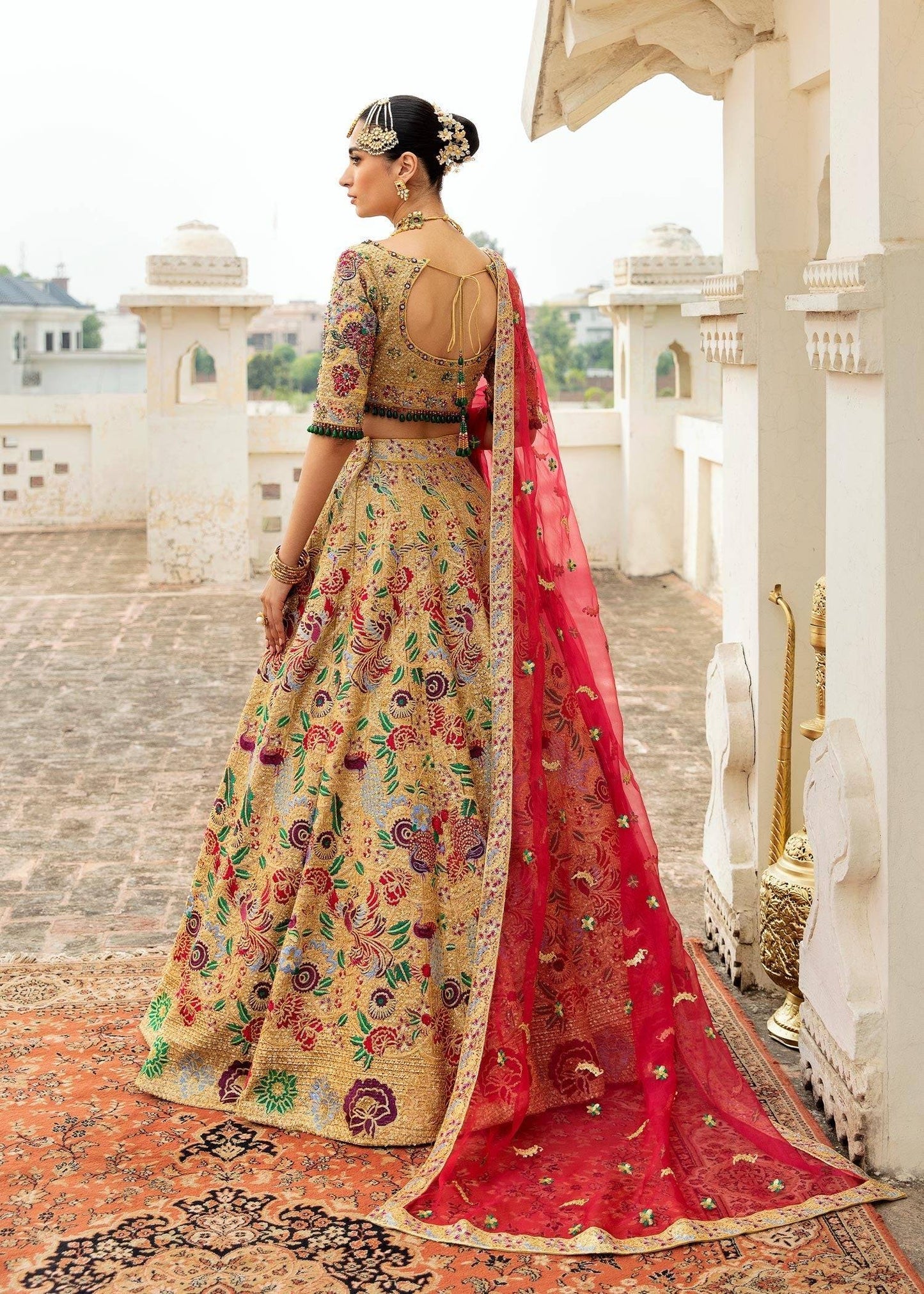 Waqas Shah | Taj Mahal | HUSNA BANO - Pakistani Designer Dress - by Waqas Shah | Type: Bridal - 100% Original at Saira Sultan