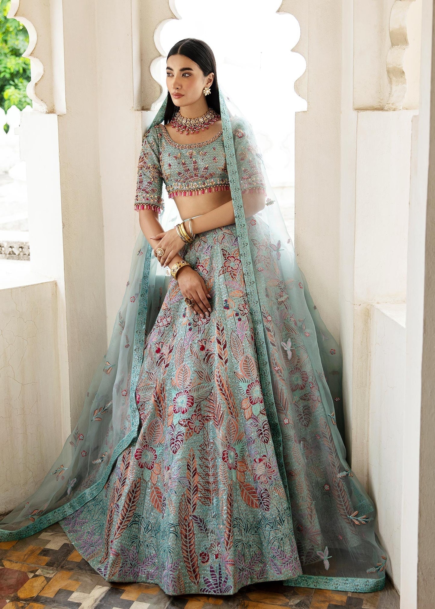 Waqas Shah | Taj Mahal | FIROZA BANO - Pakistani Designer Dress - by Waqas Shah | Type: Formal - 100% Original at Saira Sultan