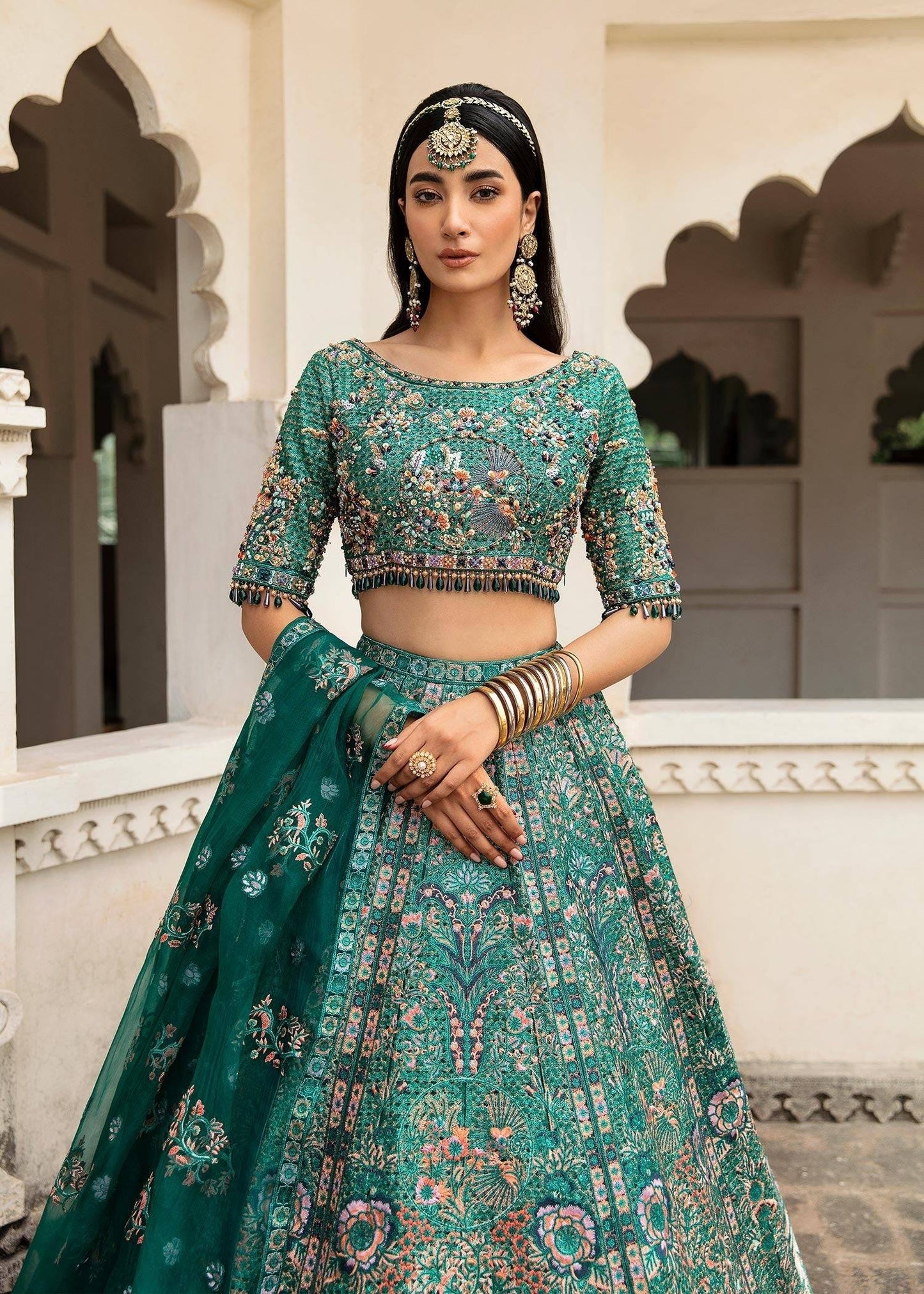 Waqas Shah | Taj Mahal | MEHAR BANO - Pakistani Designer Dress - by Waqas Shah | Type: Bridal - 100% Original at Saira Sultan