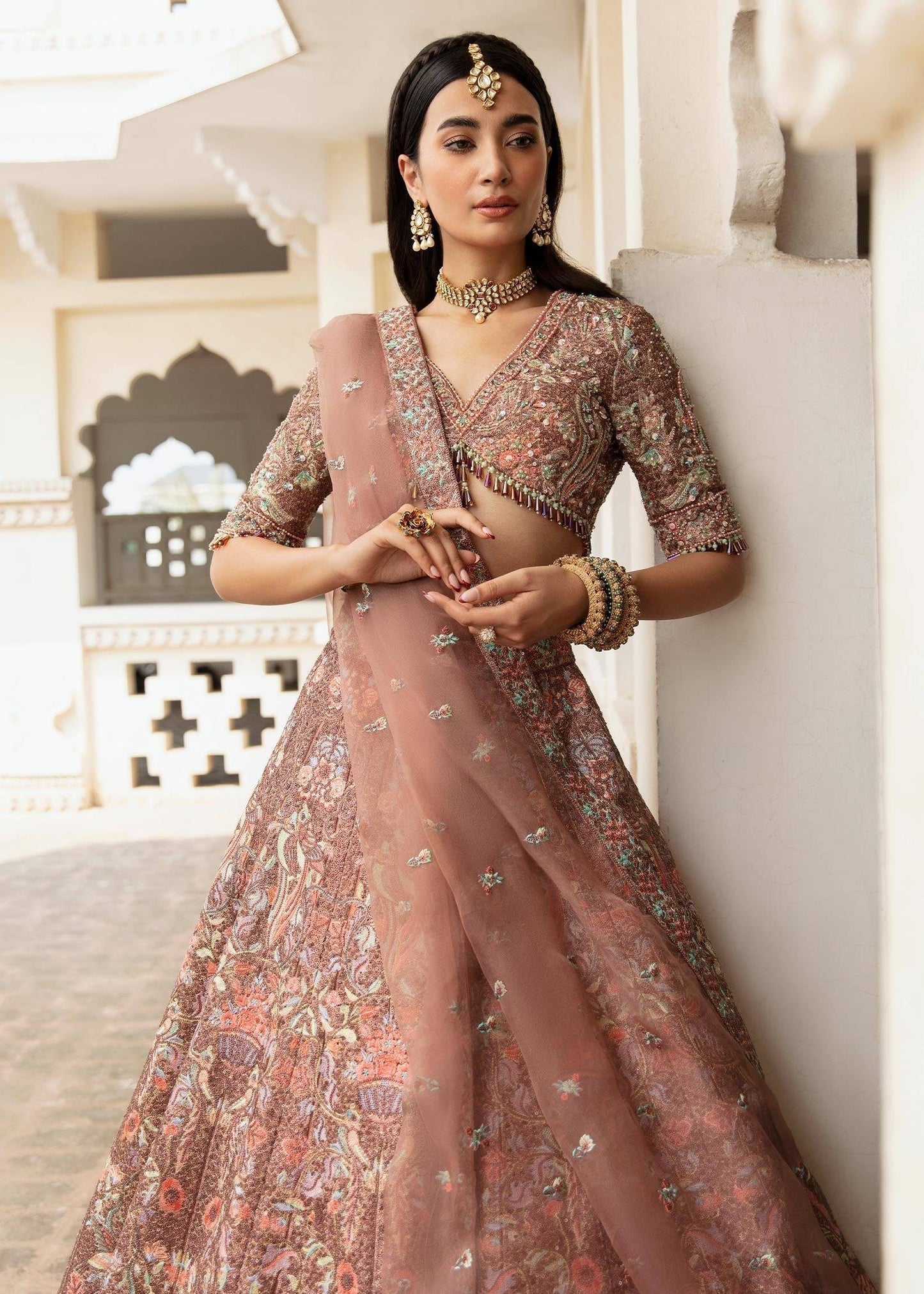 Waqas Shah | Taj Mahal | NAZ BANO - Pakistani Designer Dress - by Waqas Shah | Type: Formal - 100% Original at Saira Sultan
