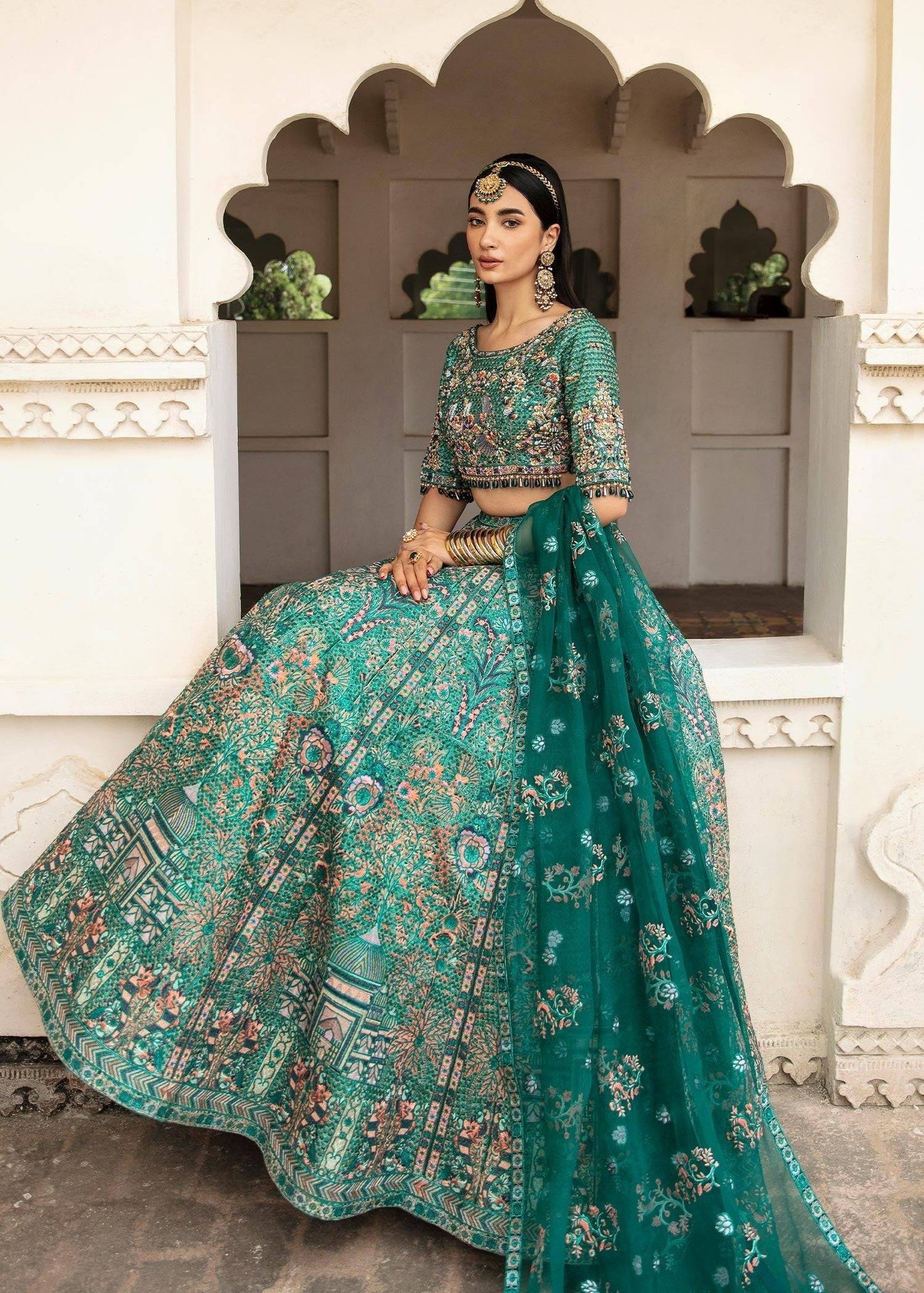 Waqas Shah | Taj Mahal | MEHAR BANO - Pakistani Designer Dress - by Waqas Shah | Type: Bridal - 100% Original at Saira Sultan