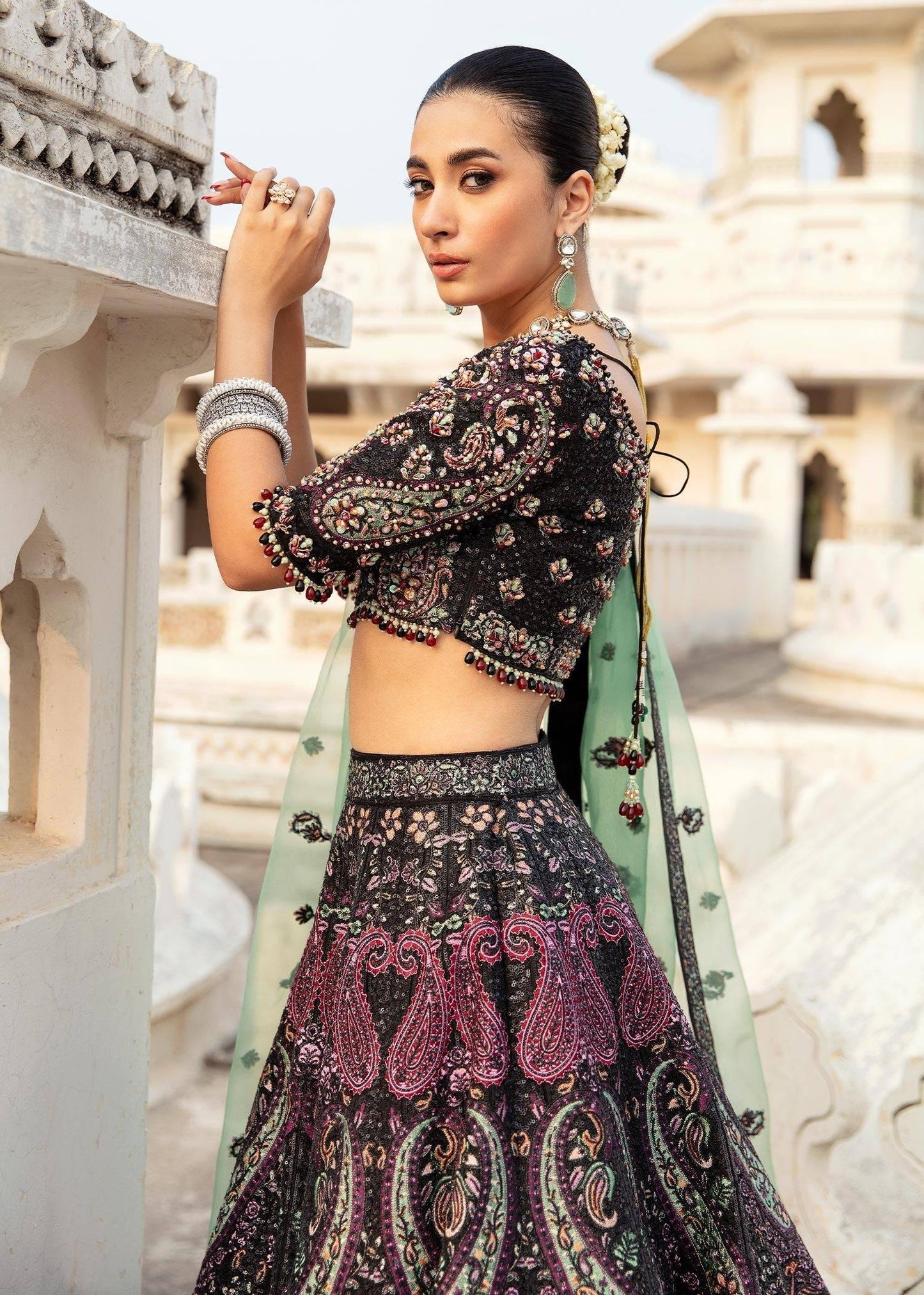 Waqas Shah | Taj Mahal | ZARQA BANO - Pakistani Designer Dress - by Waqas Shah | Type: Bridal - 100% Original at Saira Sultan