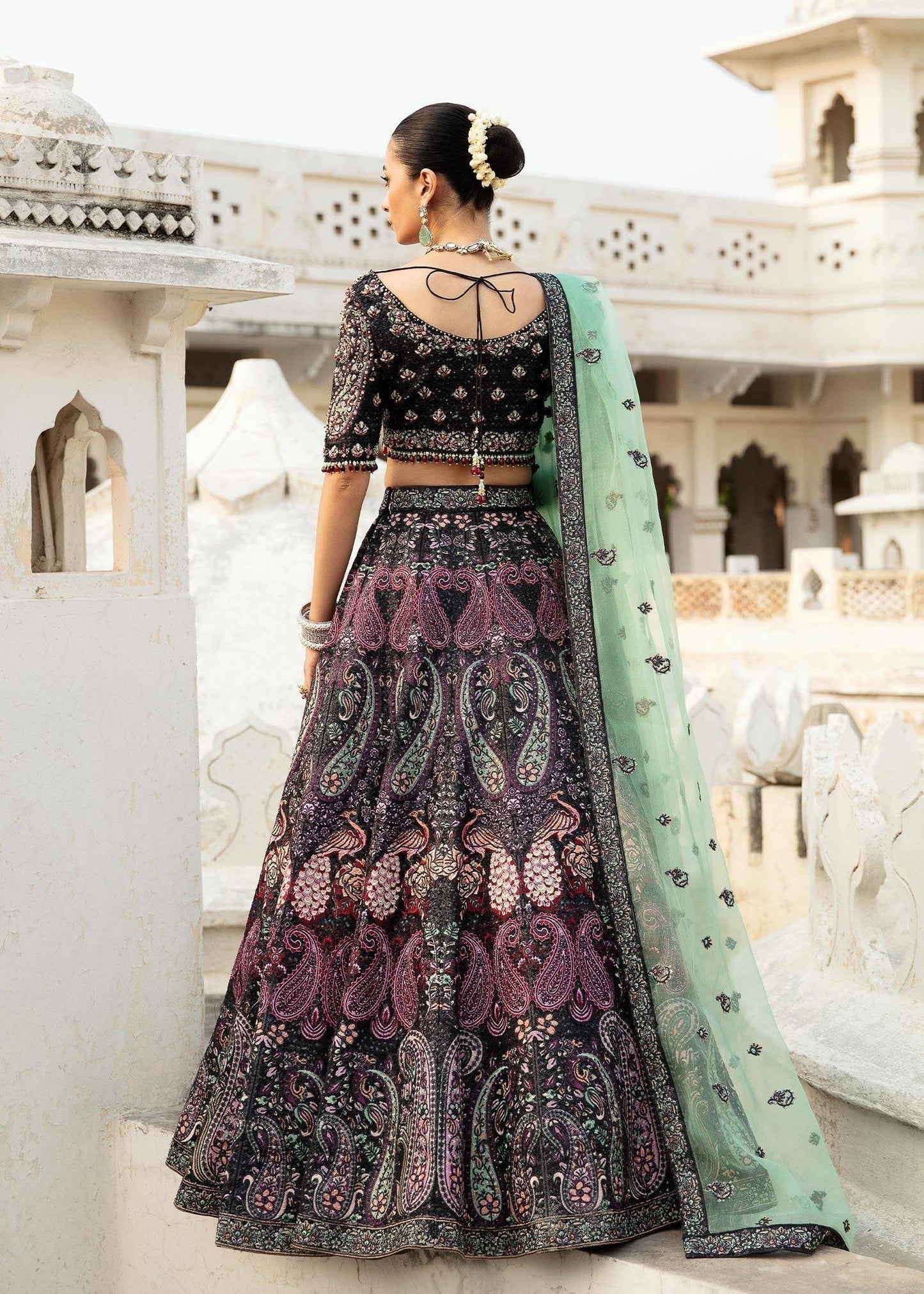 Waqas Shah | Taj Mahal | ZARQA BANO - Pakistani Designer Dress - by Waqas Shah | Type: Bridal - 100% Original at Saira Sultan