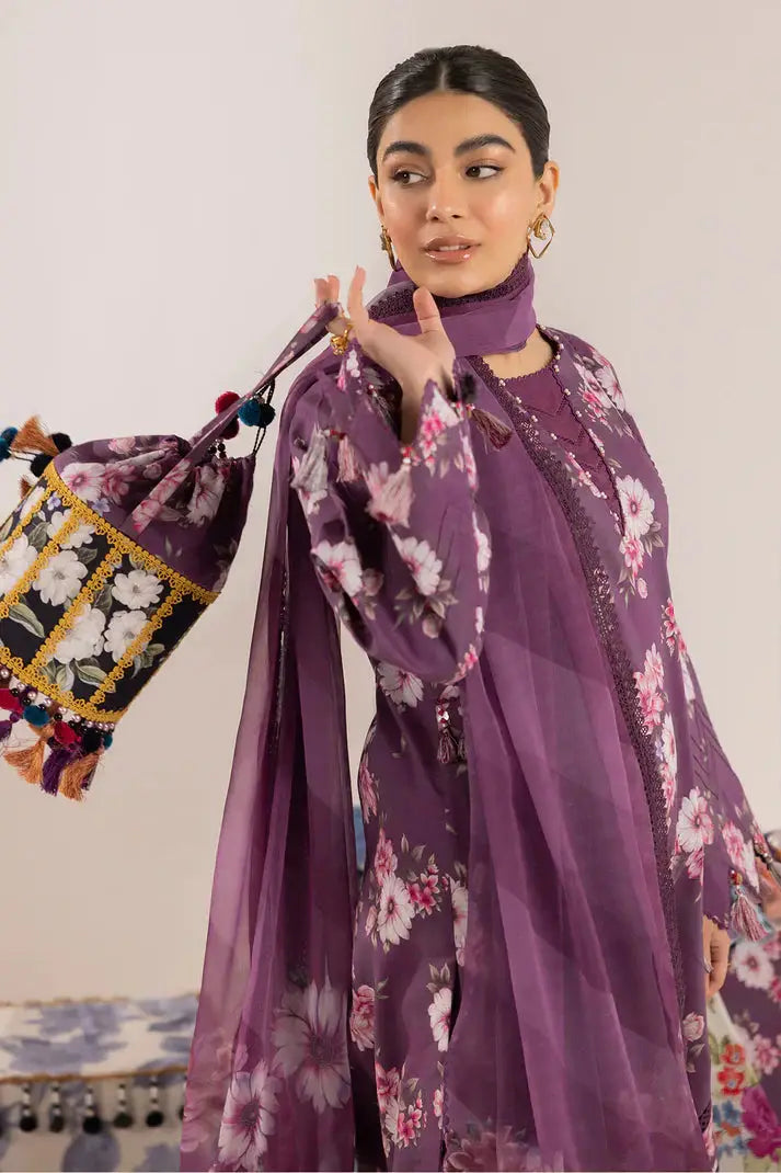 Alizeh | Sheen Lawn Prints 24 | Tulipa - Pakistani Designer Dress - by Alizeh | Type: Luxury - 100% Original at Saira Sultan
