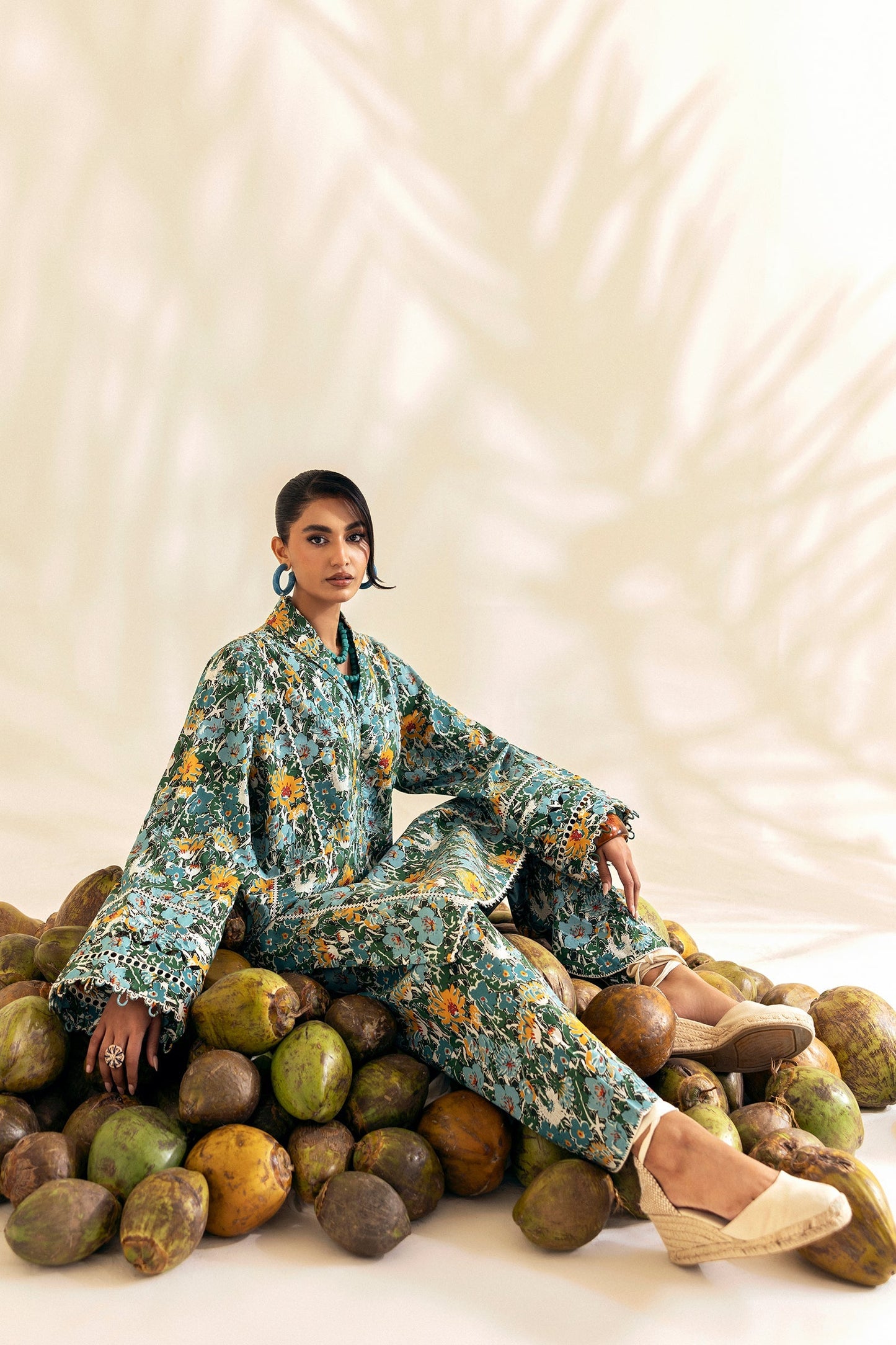 Zaha | Pop RTW | BRISA L Teal Green Lawn