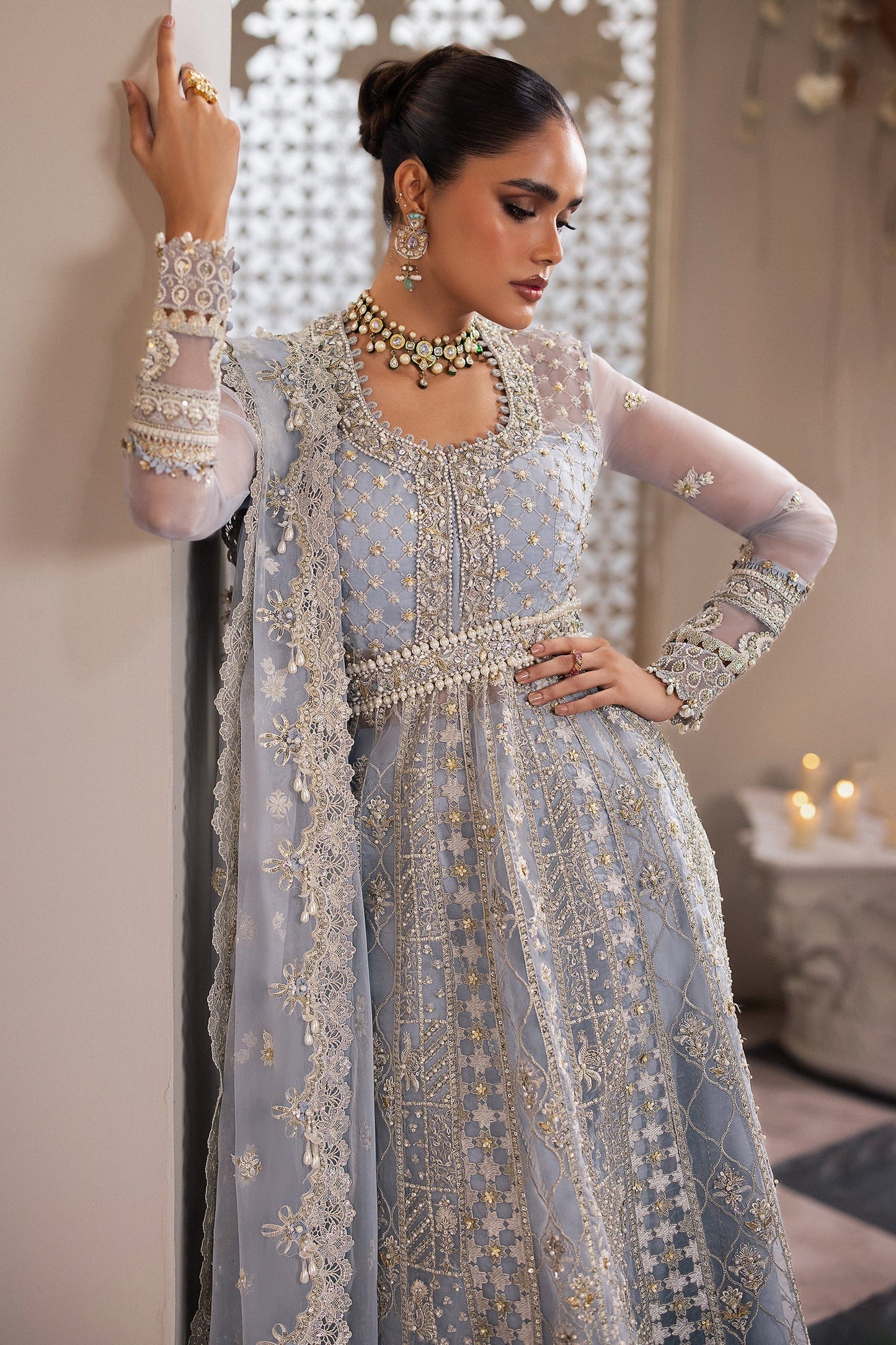 Zaha | Gossamer Formals 24 | SOFINA (ZC24-01) - Pakistani Designer Dress - by Zaha | Type: Bridal - 100% Original at Saira Sultan