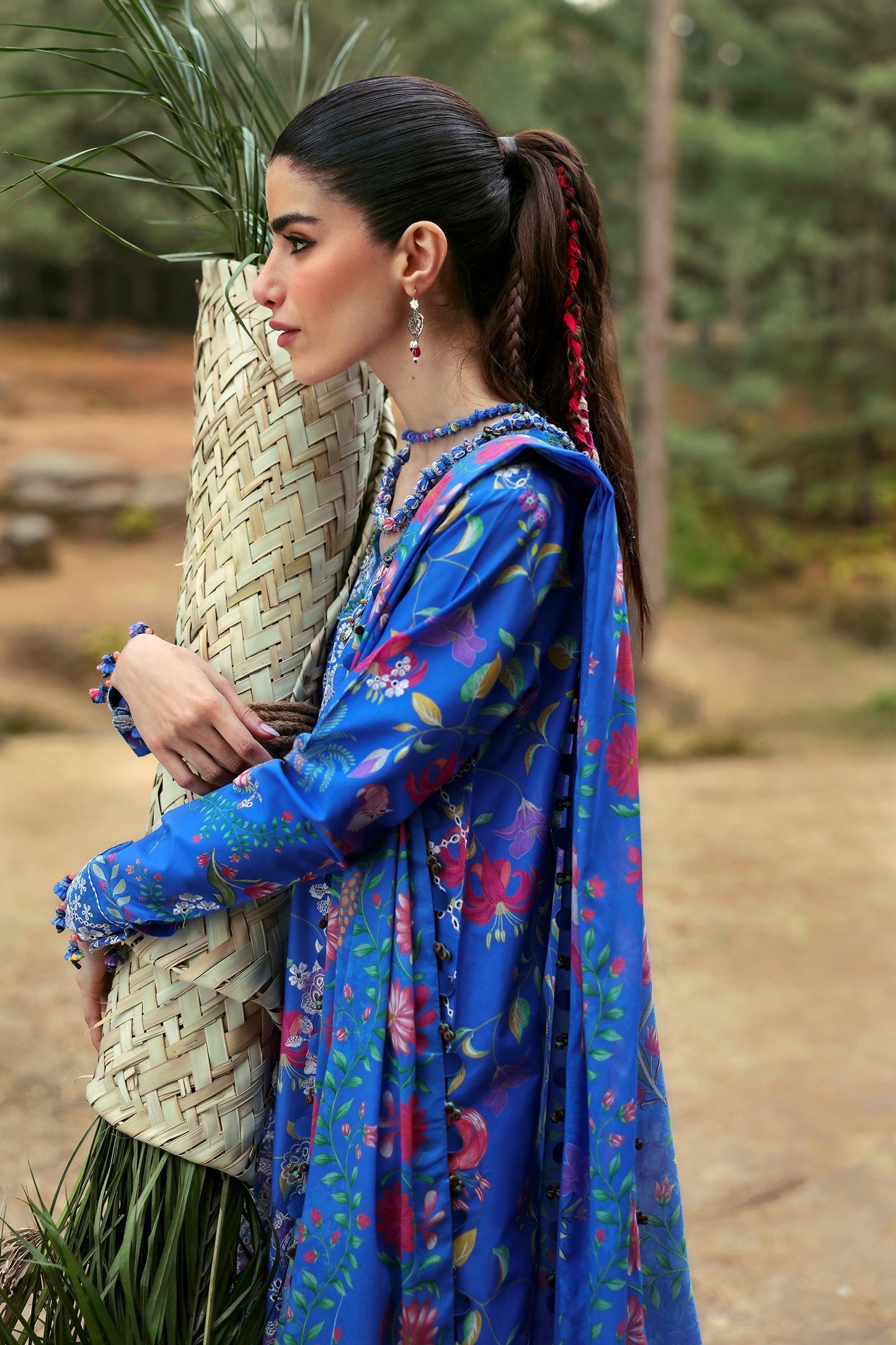 Zaha | Lawn 25 | ZAYANA (ZL25-01 B) L Blue Lawn