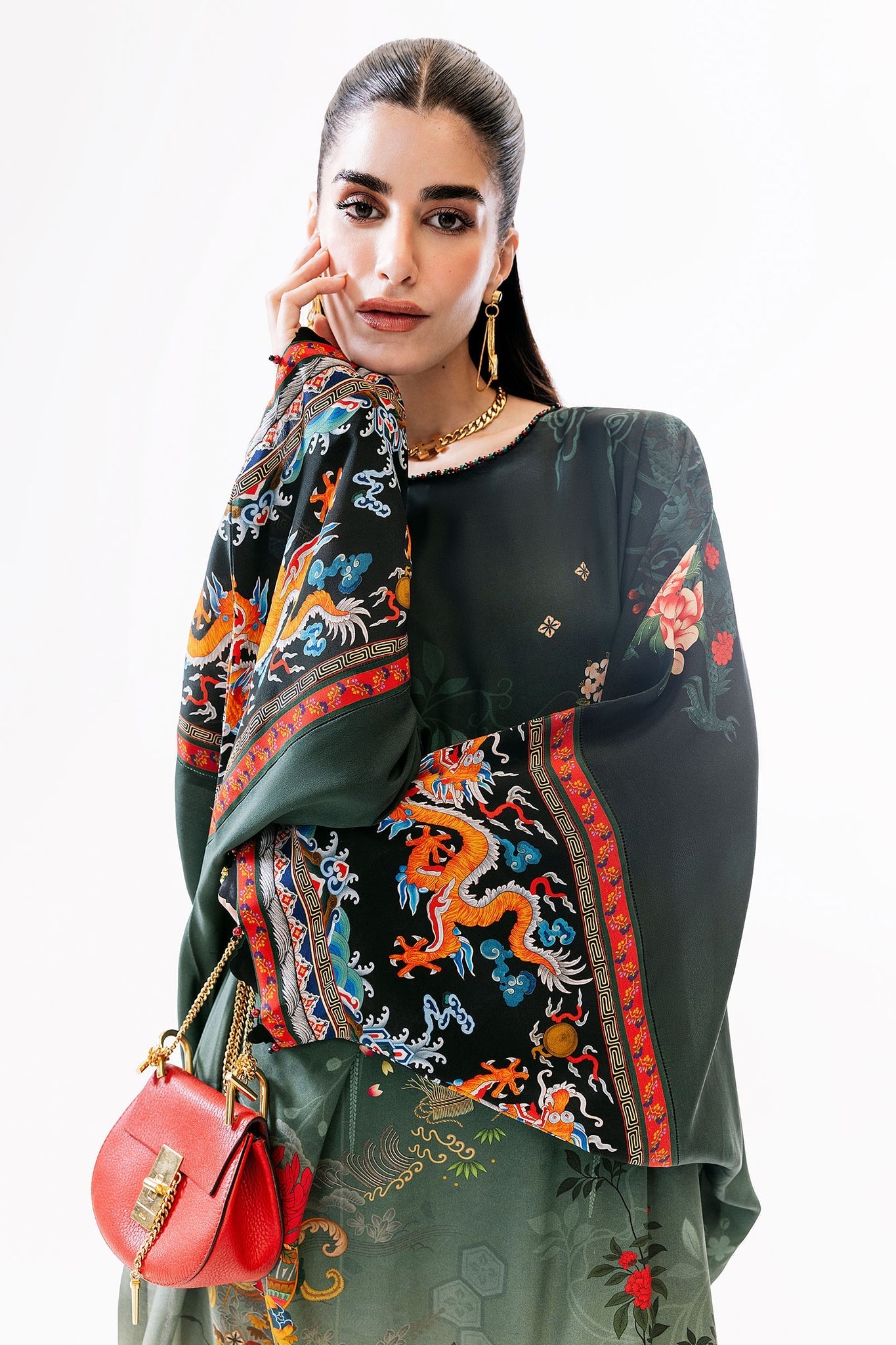 Elan I Elan Vital | OREE (EV-21399) - Pakistani Designer Dress - by Elan - Type : Ladies Clothes - 100% Original at Saira Sultan