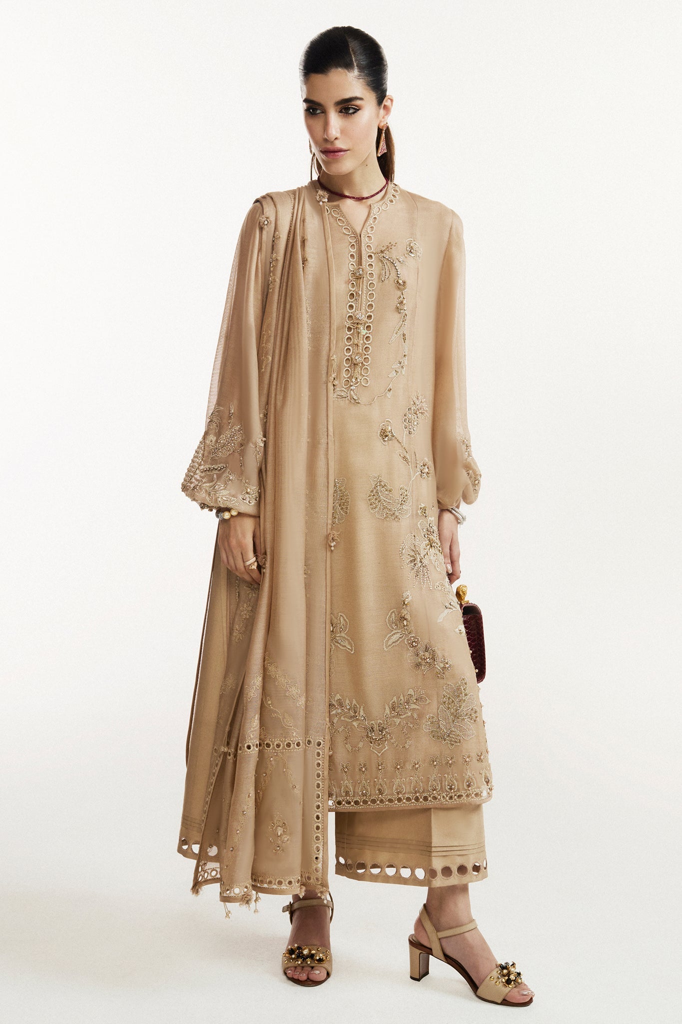 Elan I Vital Ornee I NUIT CELESTE (EV-21373) - Pakistani Designer Dress - by Elan - Type : Ladies Clothes - 100% Original at Saira Sultan