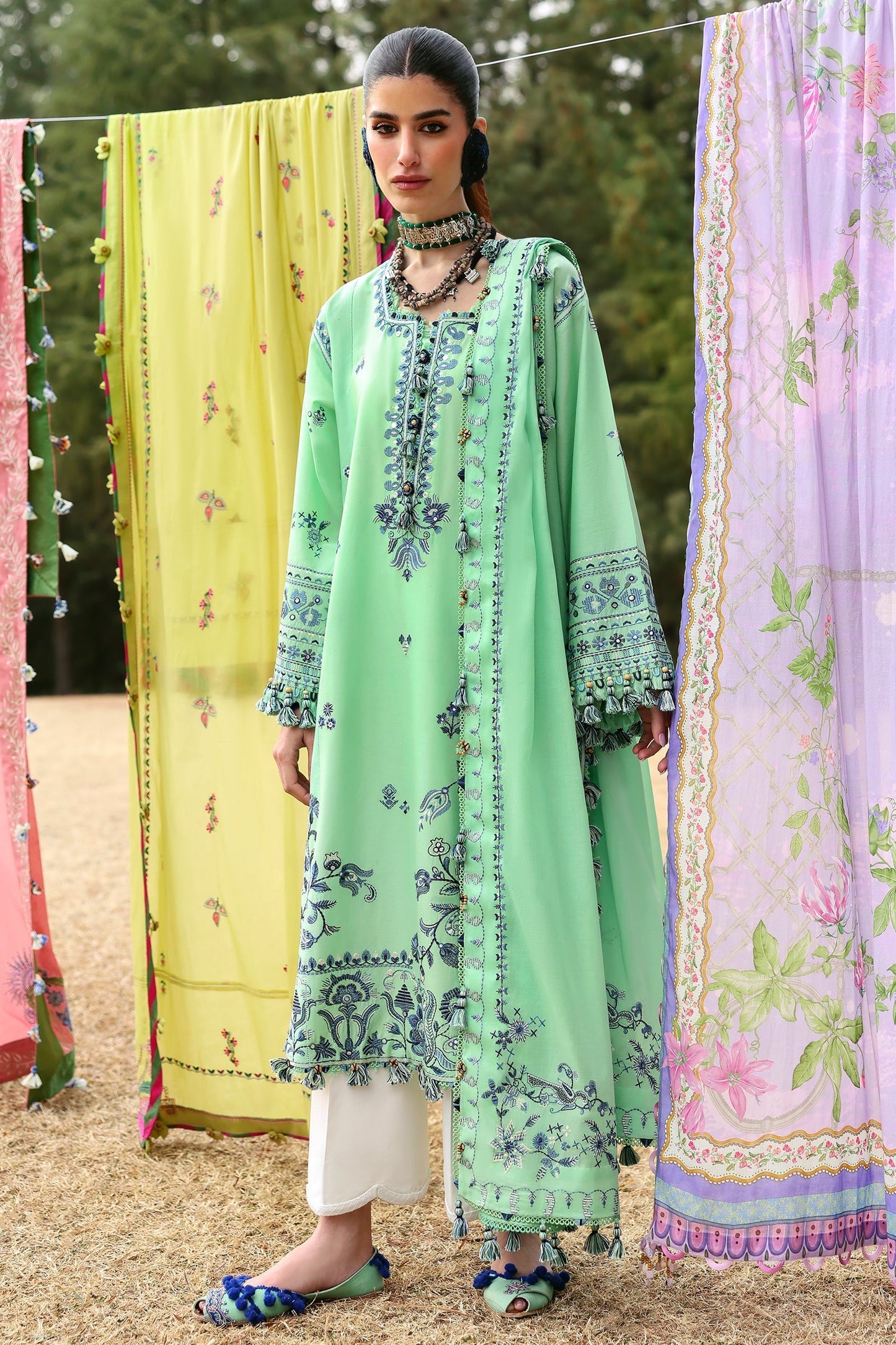 Zaha | Lawn 25 | ELAYA (ZL25-10 A) XS Pickle Green Lawn