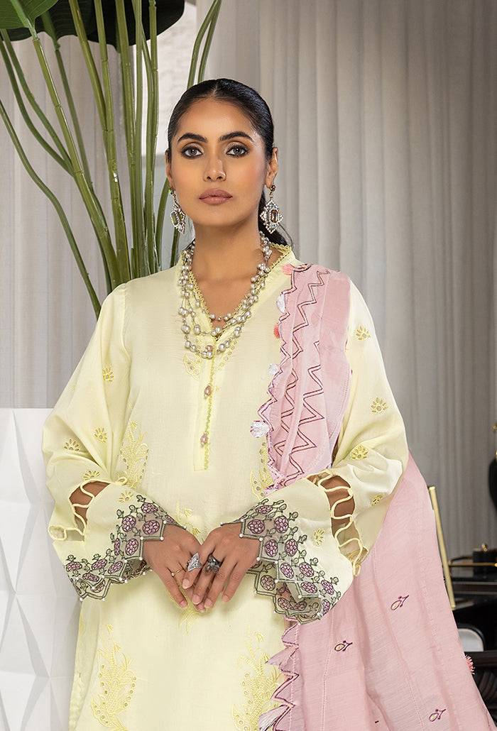 Humdum | Charlotte Chikankari Lawn | D06 - Pakistani Designer Dress - by HumDum | Type: Luxury - 100% Original at Saira Sultan