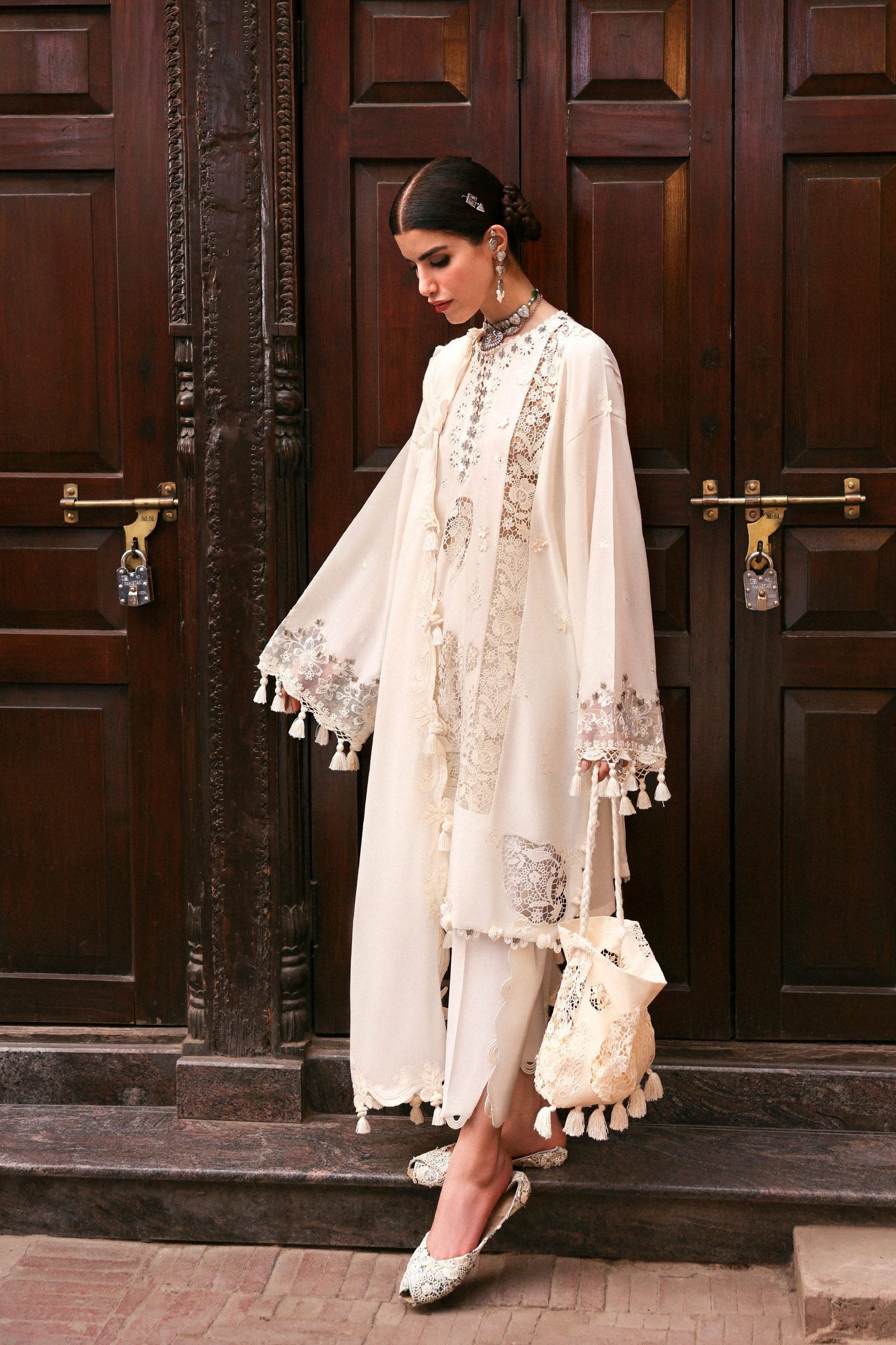 Zaha | Festive Lawn 25 | GULBAHAR (ZF-25-02) L Beige Lawn