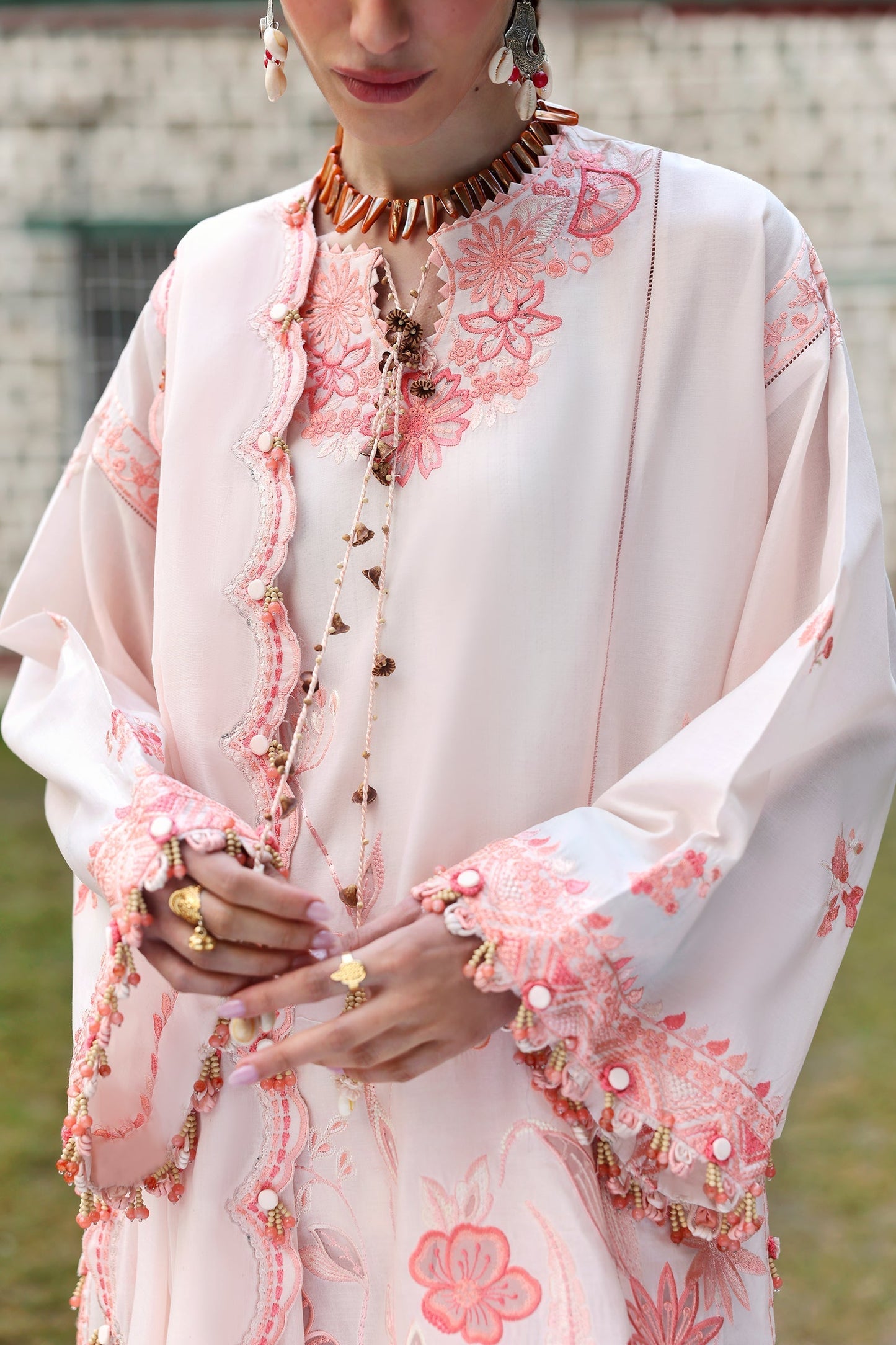 Zaha | Lawn 25 | ZANIA (ZL25-13 B) M Light Pink Lawn