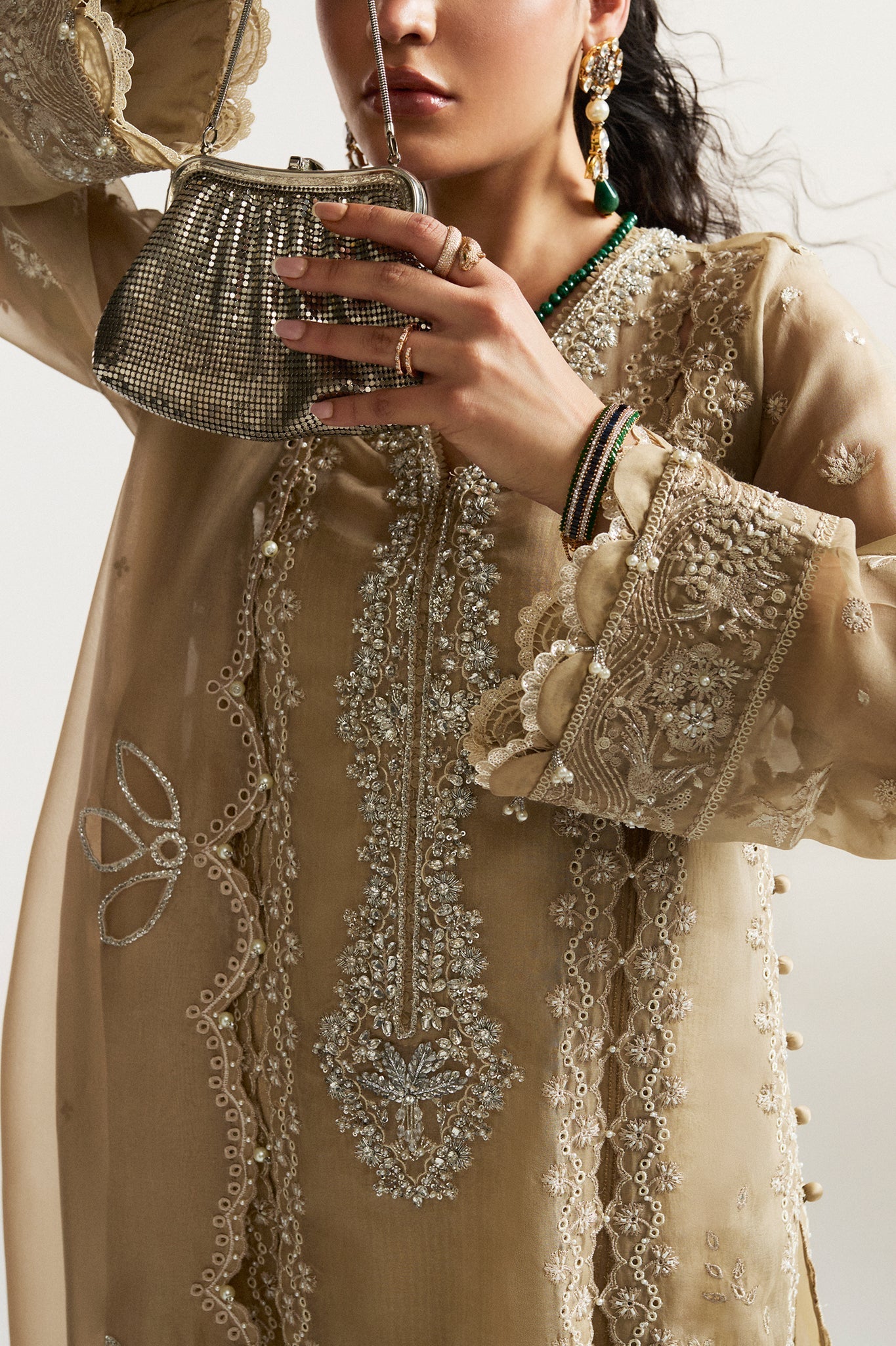 Elan I Vital Ornee I SOLEIL ELIXIR (EV-21372) - Pakistani Designer Dress - by Elan - Type : Ladies Clothes - 100% Original at Saira Sultan
