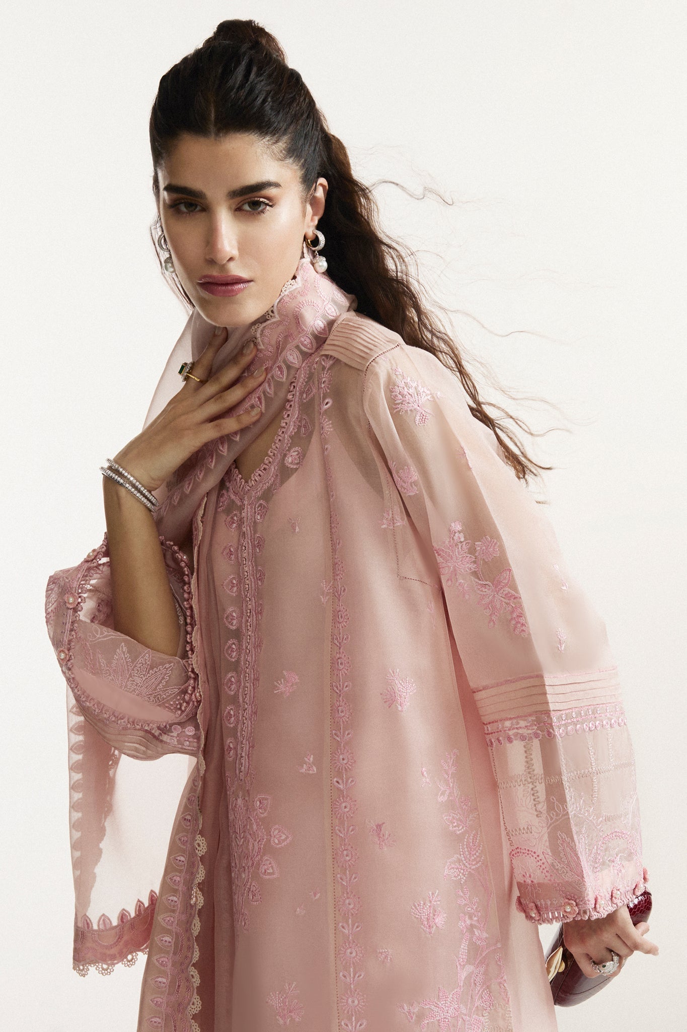 Elan I Vital Ornee I ROSEA (EV-21354) - Pakistani Designer Dress - by Elan - Type : Ladies Clothes - 100% Original at Saira Sultan