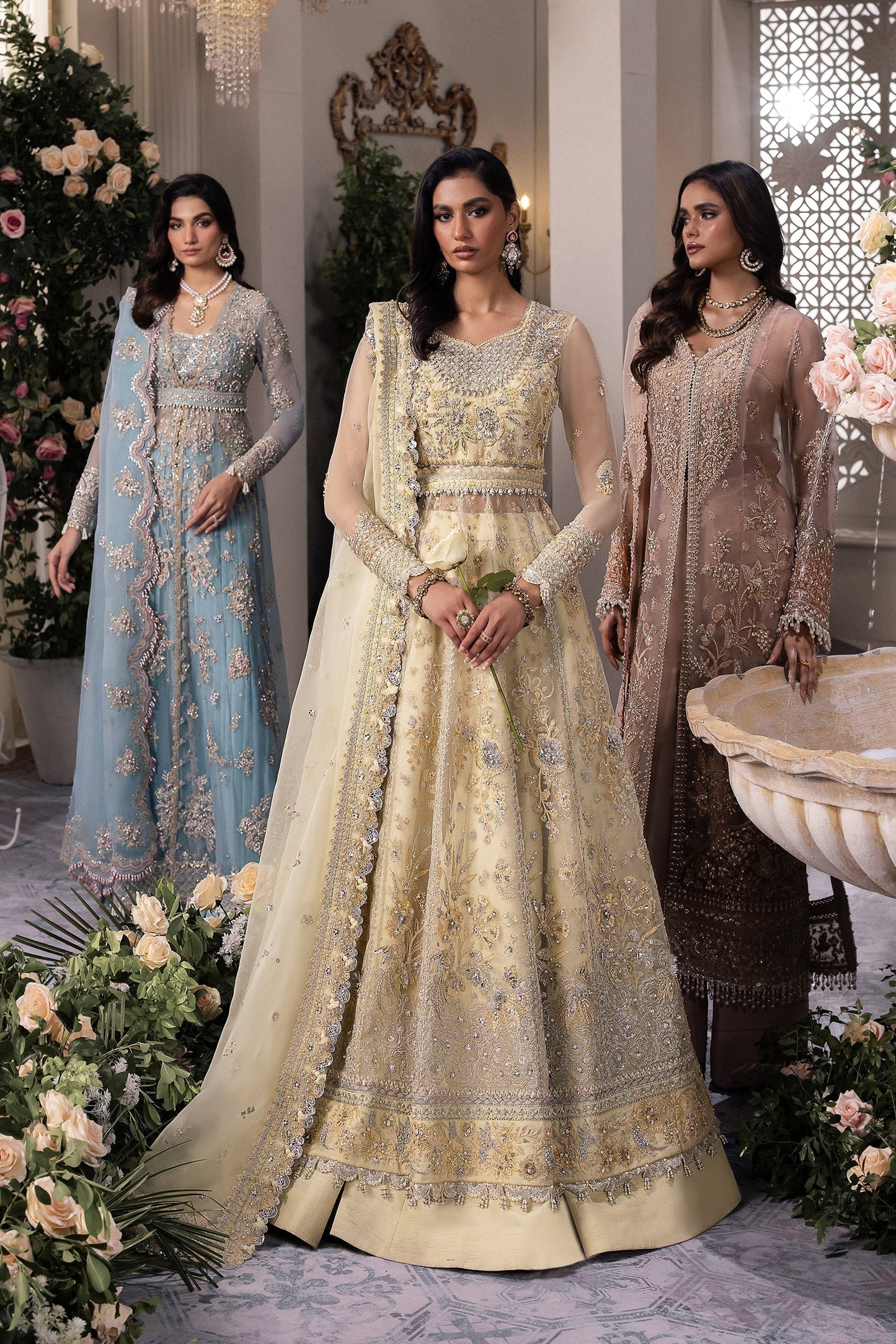 Zaha | Gossamer Formals 24 | SOLƒ‰LIA (ZC24-08) - Pakistani Designer Dress - by zaha | Type: Bridal - 100% Original at Saira Sultan