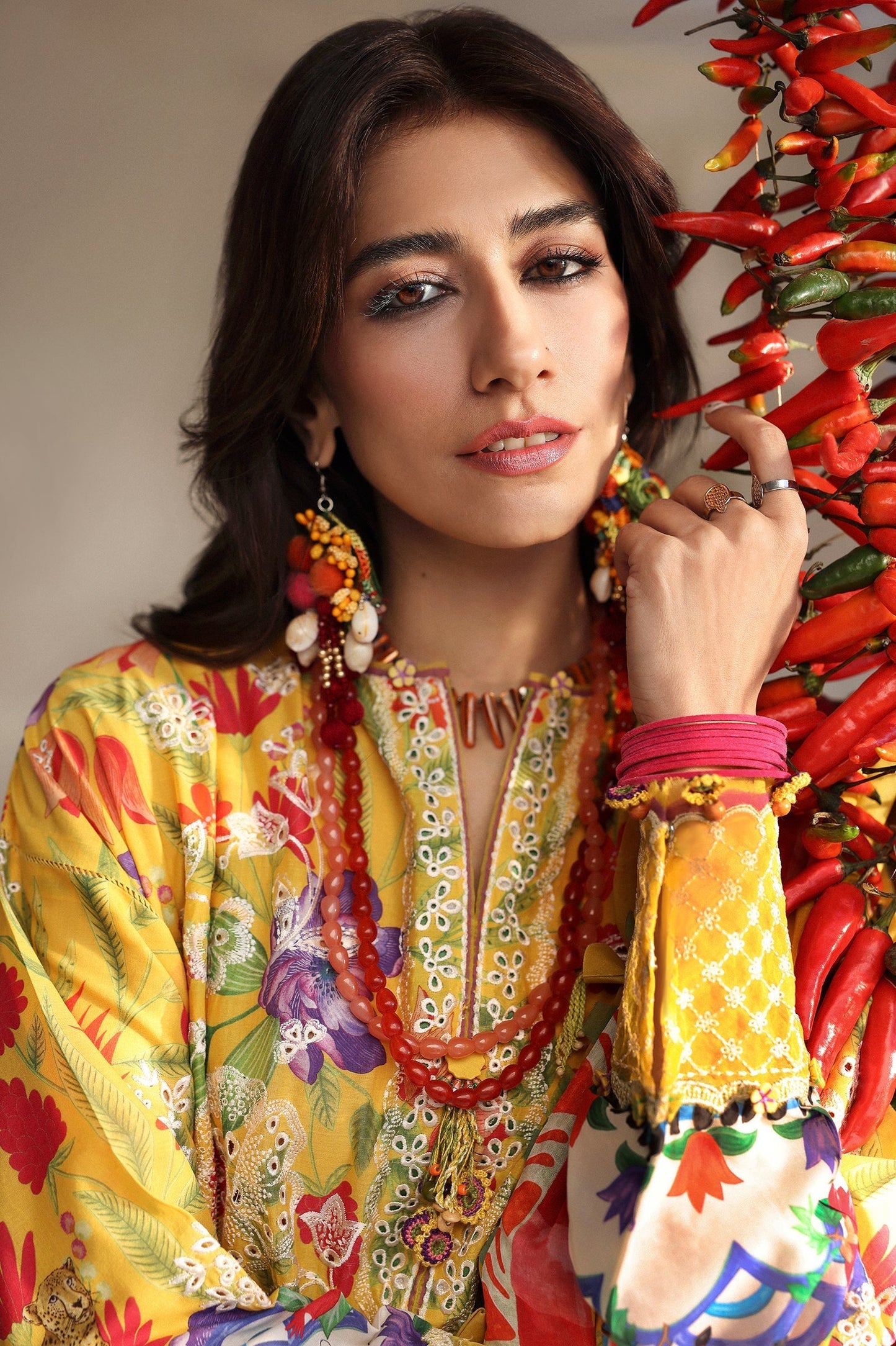 Zaha | Lawn 25 | ZARAAH (ZL25-08 A) M Yellow Lawn