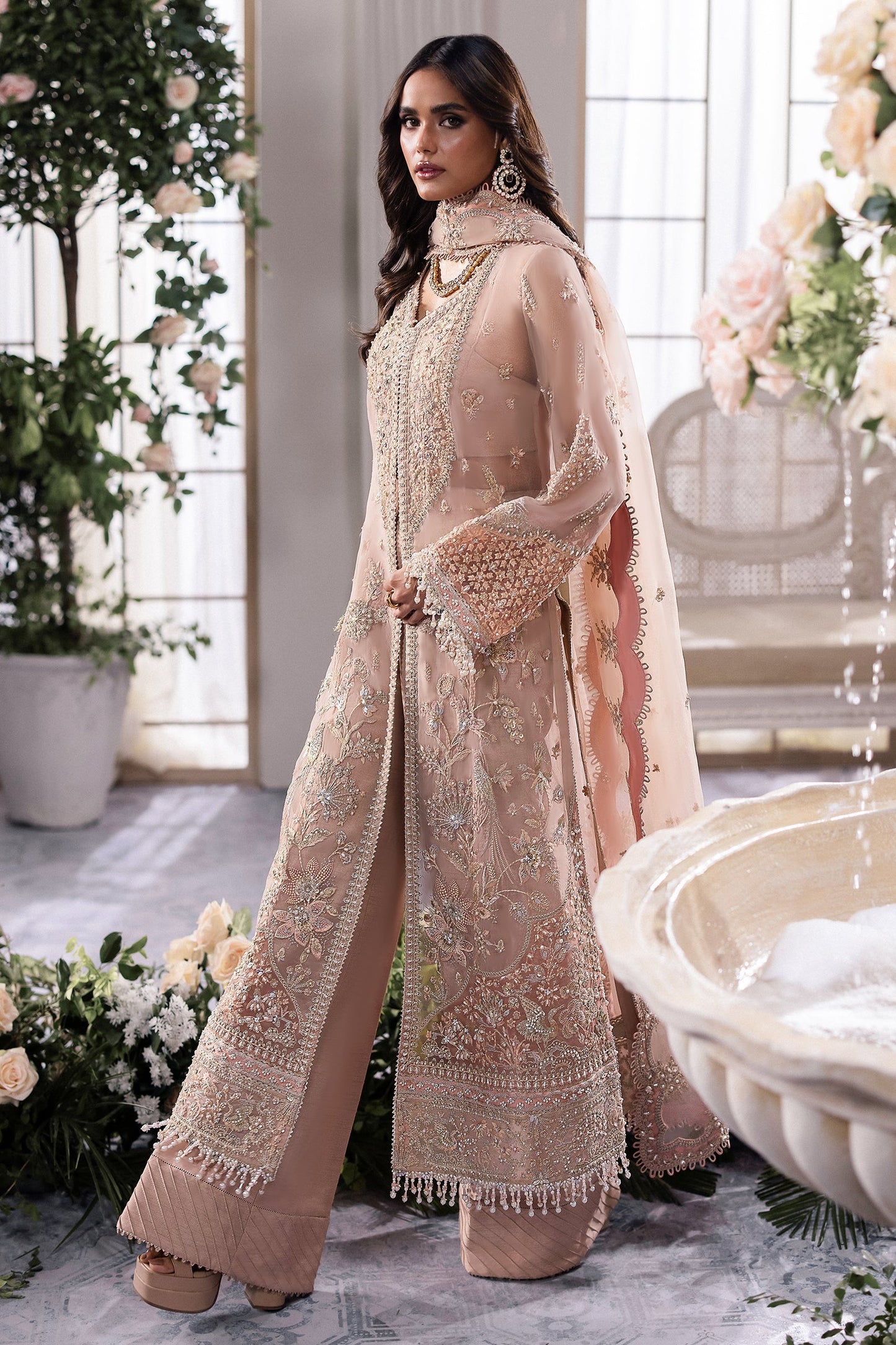 Zaha | Gossamer Formals 24 | ELYSIA (ZC24-05) - Pakistani Designer Dress - by Zaha | Type: Bridal - 100% Original at Saira Sultan
