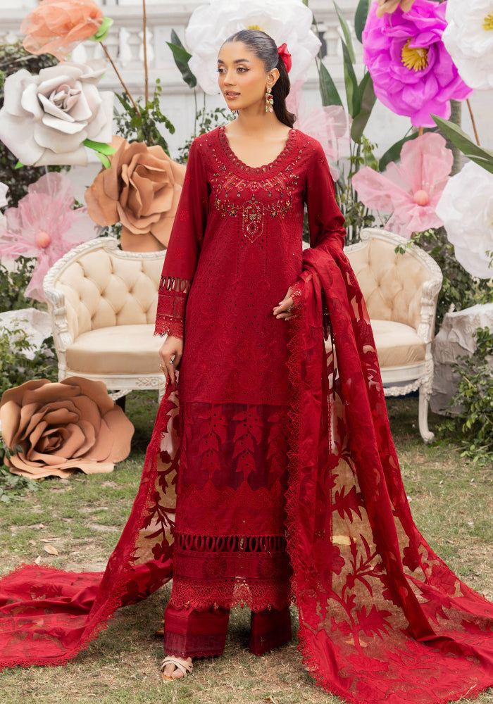 Altan | Garden of grace | ALT-01 Amber Bloom L Deep Red Lawn