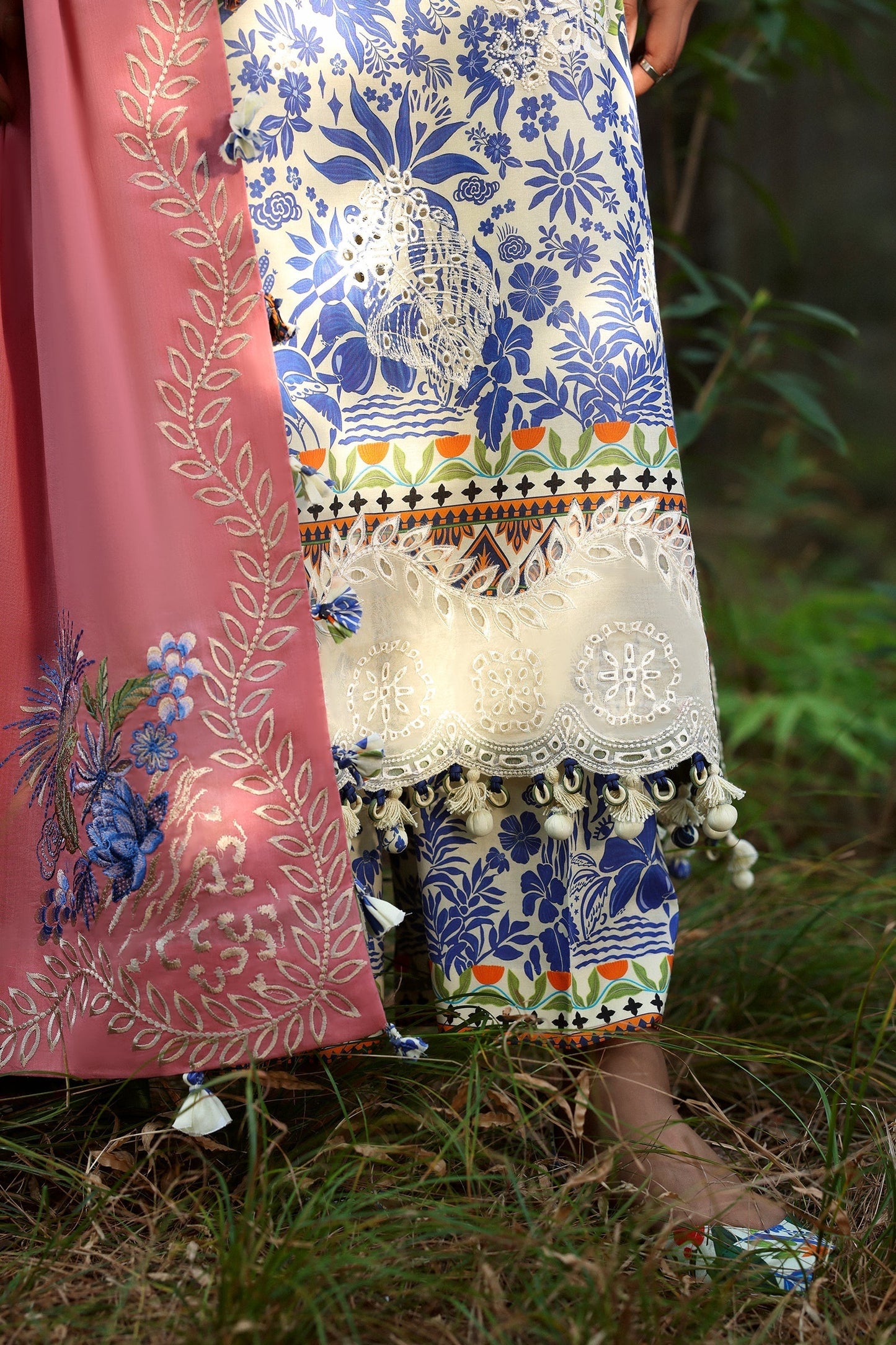 Zaha | Lawn 25 | WHITE SOLANA (ZL25-03 B) M White Lawn