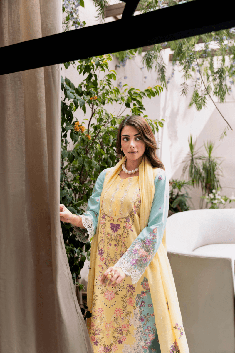 Manara | Mgrolia Garden 25 | MACARON - Pakistani Designer Dress - by Manara | Type: Ladies Clothes - 100% Original at Saira Sultan