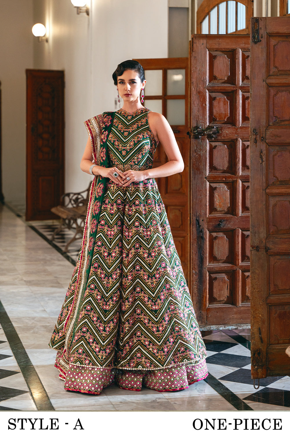 Saira Rizwan | Naqsh Festive | SRN24-06 Penelope - Pakistani Designer Dress - by Saira Rizwan | Type: Bridal - 100% Original at Saira Sultan