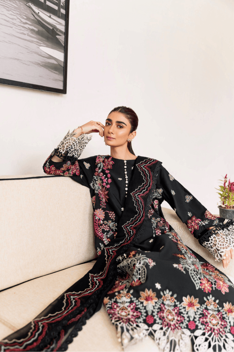 Manara | Mgrolia Garden 25 | MIDSUMMER NIGHT - Pakistani Designer Dress - by Manara | Type: Ladies Clothes - 100% Original at Saira Sultan