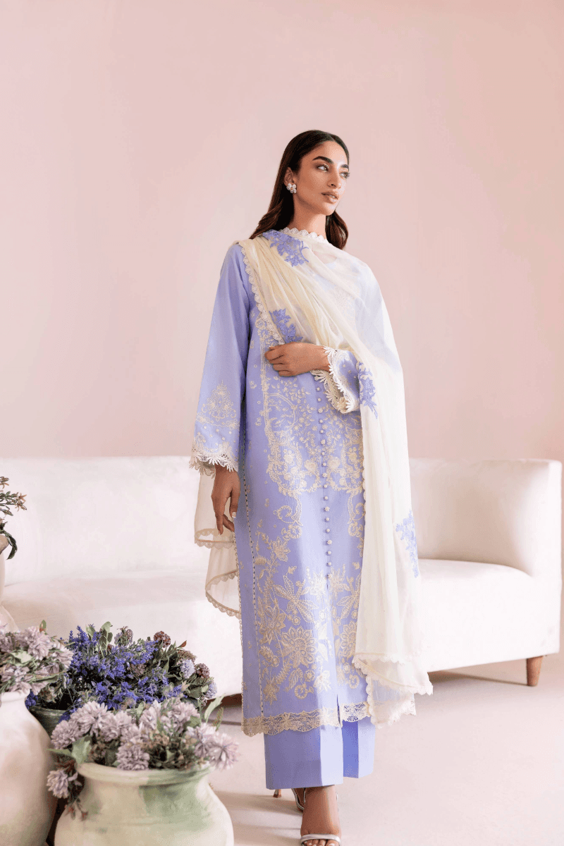 Manara | Mgrolia Garden 25 | IRIS - Pakistani Designer Dress - by Manara | Type: Ladies Clothes - 100% Original at Saira Sultan