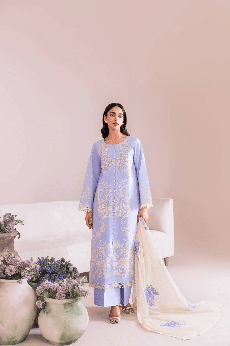 Manara | Mgrolia Garden 25 | IRIS - Pakistani Designer Dress - by Manara | Type: Ladies Clothes - 100% Original at Saira Sultan