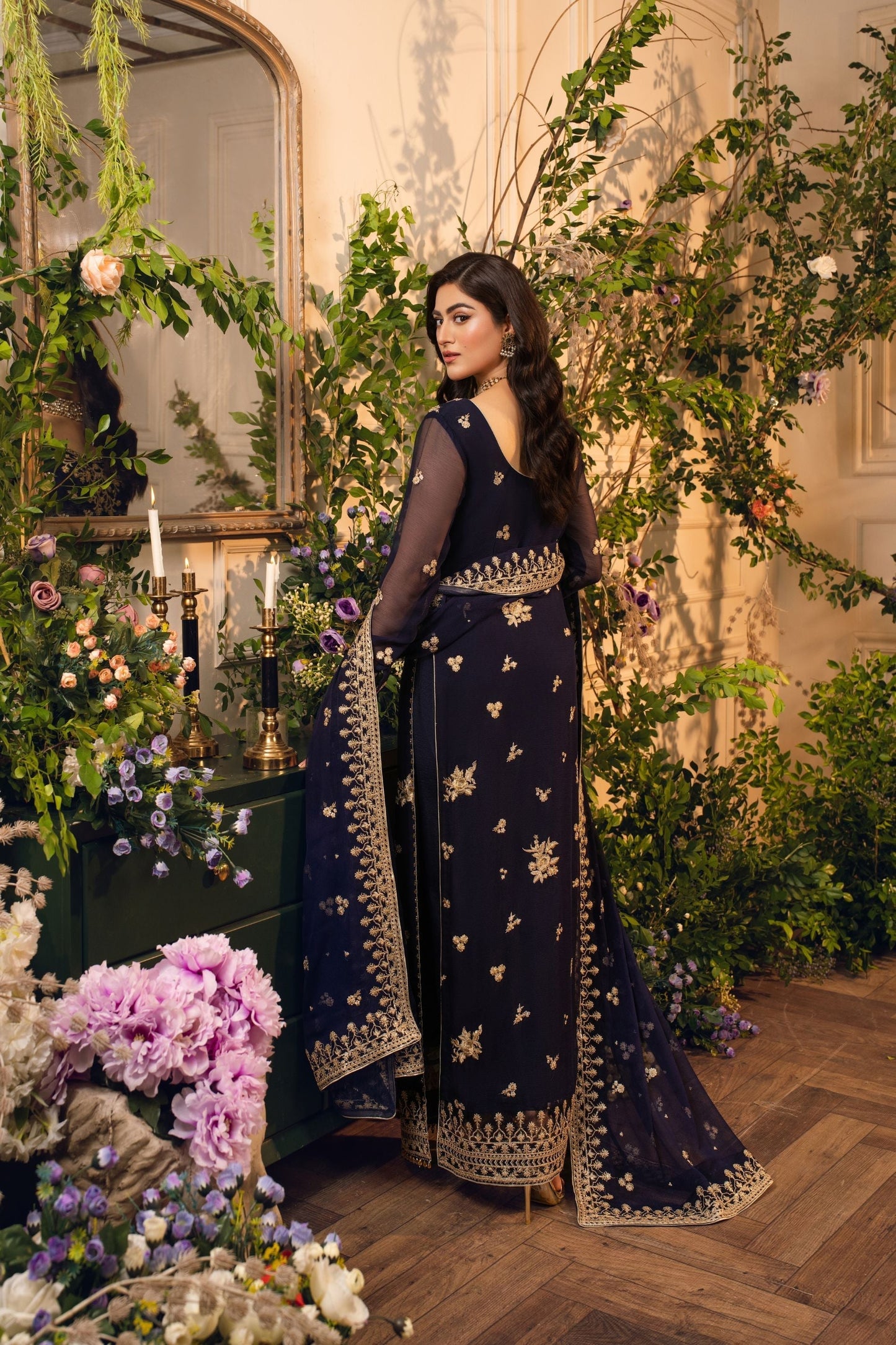 Hemstitch | Festive Edition 24 | Elle S Dark Blue Velvet