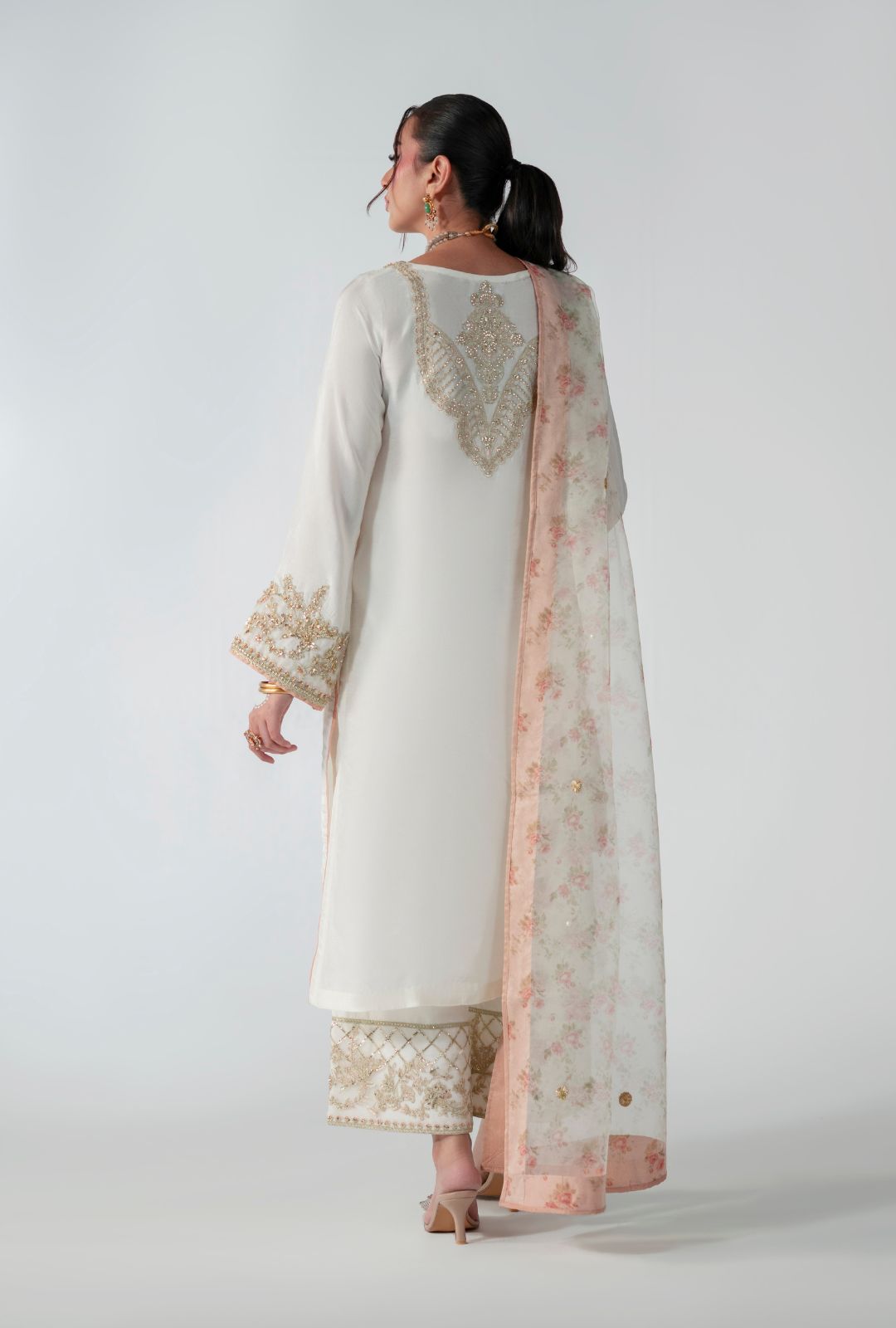 AJR Couture | Luxe Pret 25 | Silk Whisper - Pakistani Designer Dress - by AJR Couture - Type : Ladies Clothes - 100% Original at Saira Sultan