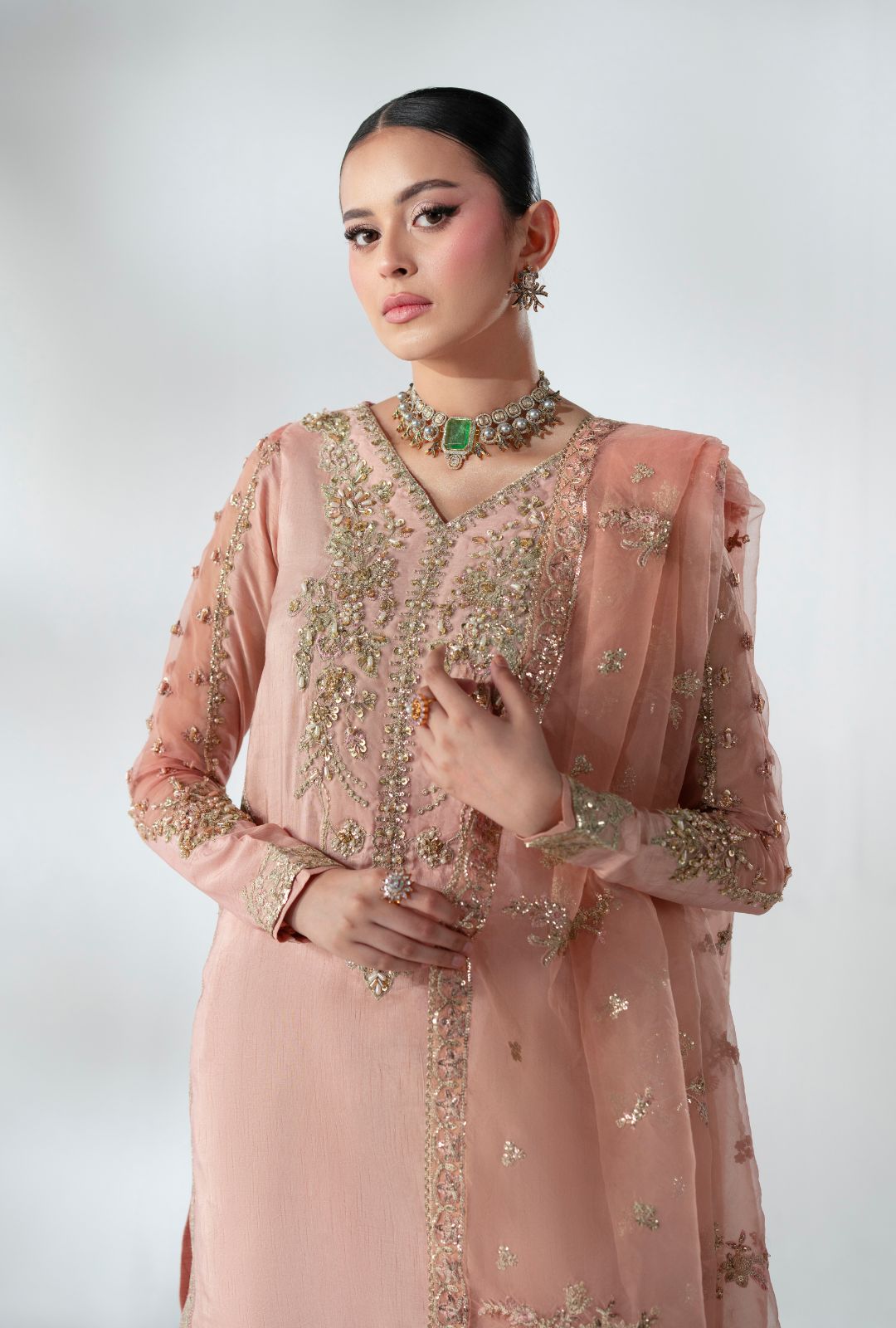 AJR Couture | Luxe Pret 25 | Ankara Allure - Pakistani Designer Dress - by AJR Couture - Type : Ladies Clothes - 100% Original at Saira Sultan