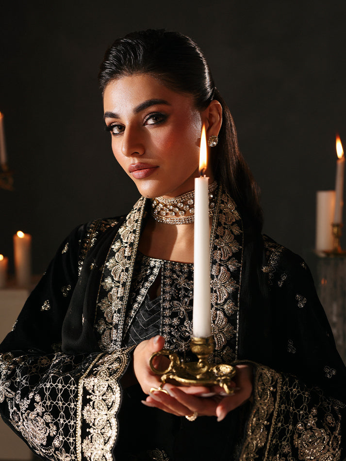 Gulaal | Marais Velvet | ECLISSA by Gulaal - Designer Dress - Type : Ladies Clothes - Available at Saira Sultan - 100% Original