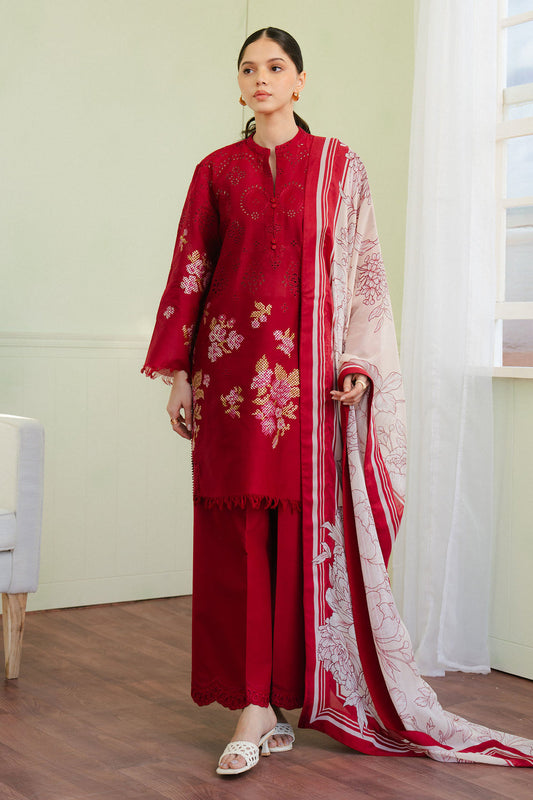 Zara Shahjahan | Coco Lawn 25 | VALI-6A XS Red Lawn