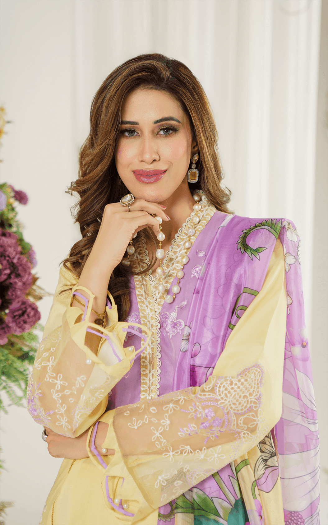 Asifa and Nabeel | Pretty in Pink Limited Edition | Versaila (PP-10) - Pakistani Designer Dress - by Asifa and Nabeel | Type: Luxury - 100% Original at Saira Sultan