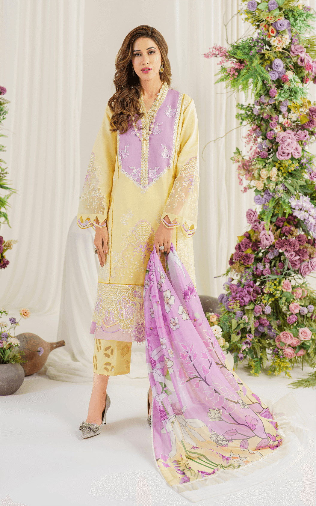 Asifa and Nabeel | Pretty in Pink Limited Edition | Versaila (PP-10) - Pakistani Designer Dress - by Asifa and Nabeel | Type: Luxury - 100% Original at Saira Sultan