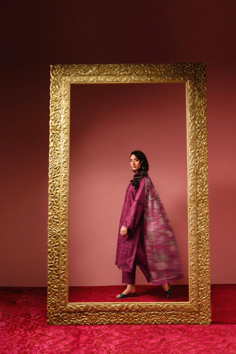 Al Karam | Schiffli Capsule | RTS | SHIRT, TROUSER & DUPATTA 1 - Pakistani Designer Dress - by Al Karam - Type : Ladies Clothes - 100% Original at Saira Sultan