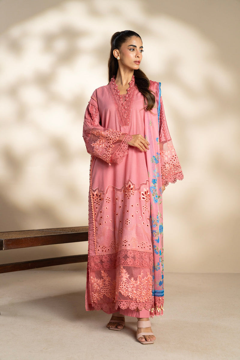 Al Karam | Schiffli Capsule | RTS | SHIRT, TROUSER & DUPATTA 2 - Pakistani Designer Dress - by Al Karam - Type : Ladies Clothes - 100% Original at Saira Sultan