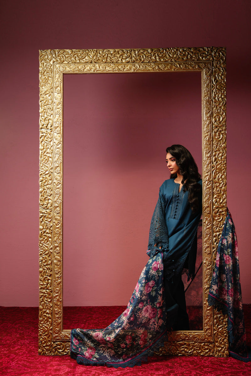 Al Karam | Schiffli Capsule | RTS | SHIRT, TROUSER & DUPATTA 3 - Pakistani Designer Dress - by Al Karam - Type : Ladies Clothes - 100% Original at Saira Sultan
